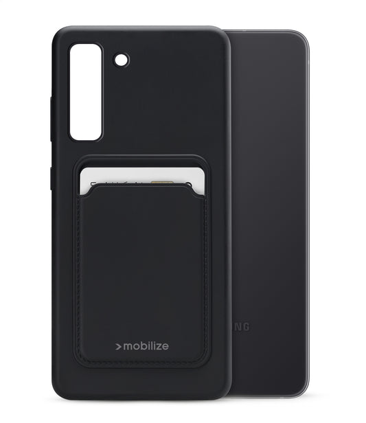 Mobilize Rubber Gelly Card Case Samsung Galaxy S20 Fe Matt Black