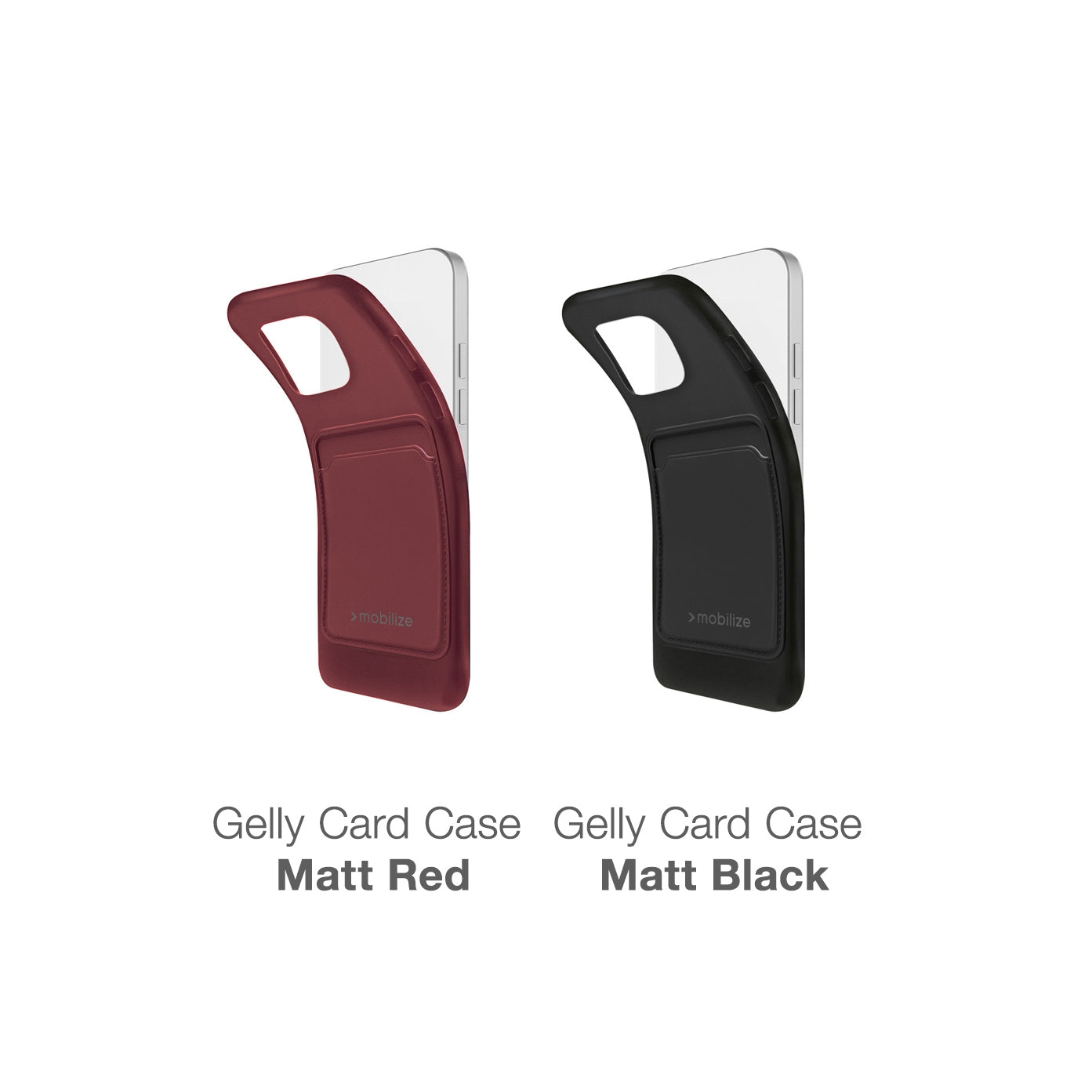 Mobilize Rubber Gelly Card Case Samsung Galaxy A33 5G Matt Bordeaux