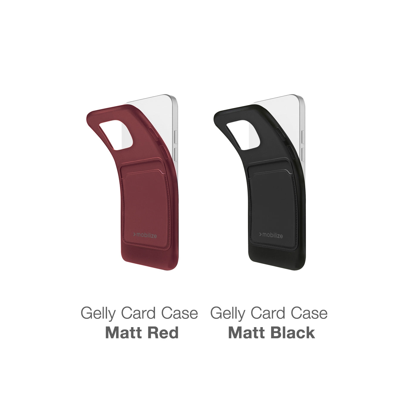 Mobilize Rubber Gelly Card Case Apple Iphone Xr Matt Bordeaux