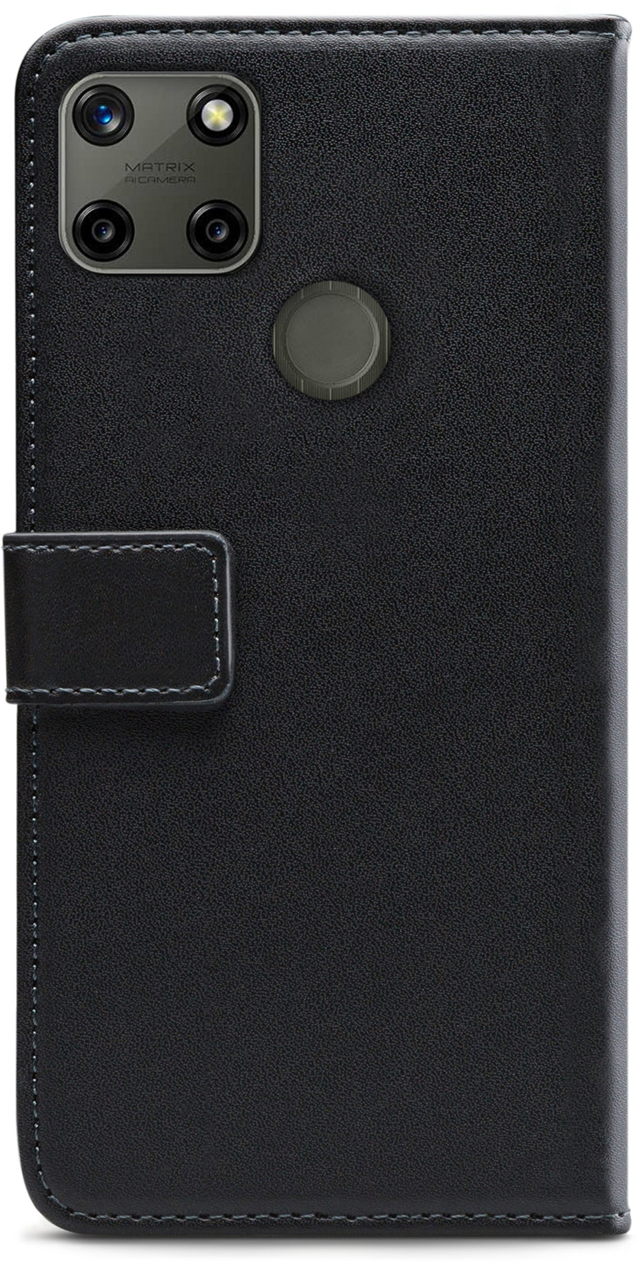Mobilize Classic Gelly Wallet Book Case Realme C25Y Black