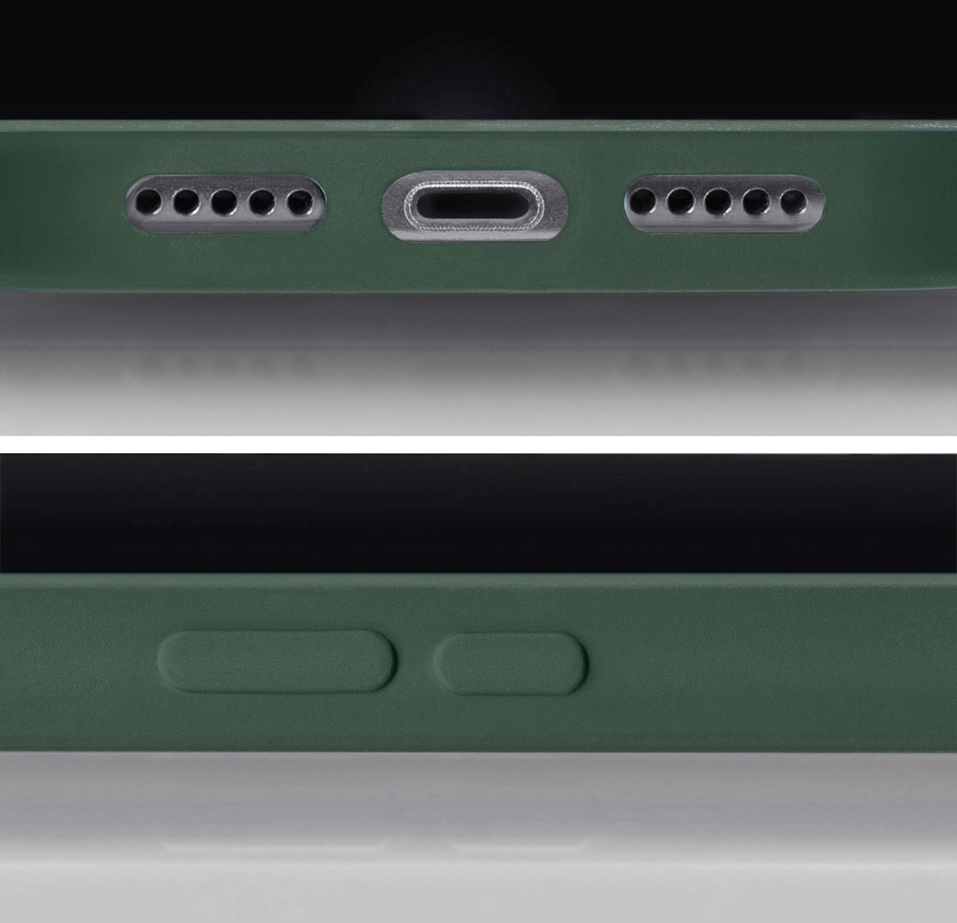 Mobilize Rubber Gelly Case Samsung Galaxy S22 5G Matt Green