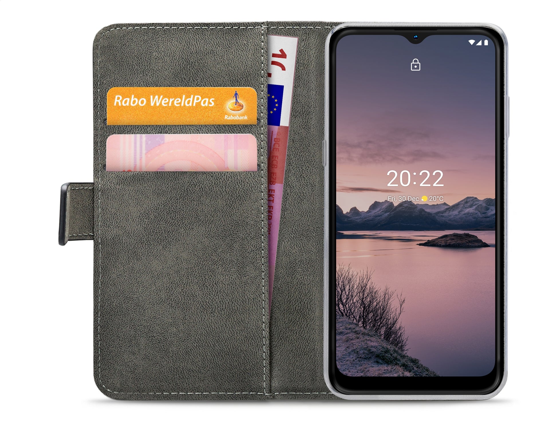 Mobilize Classic Gelly Wallet Book Case Nokia G11/G21 Black