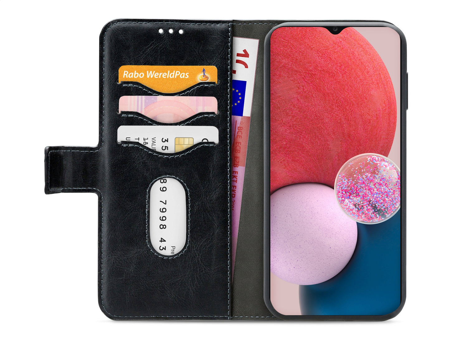 Mobilize 2In1 Gelly Wallet Case Samsung Galaxy A13 4G Black