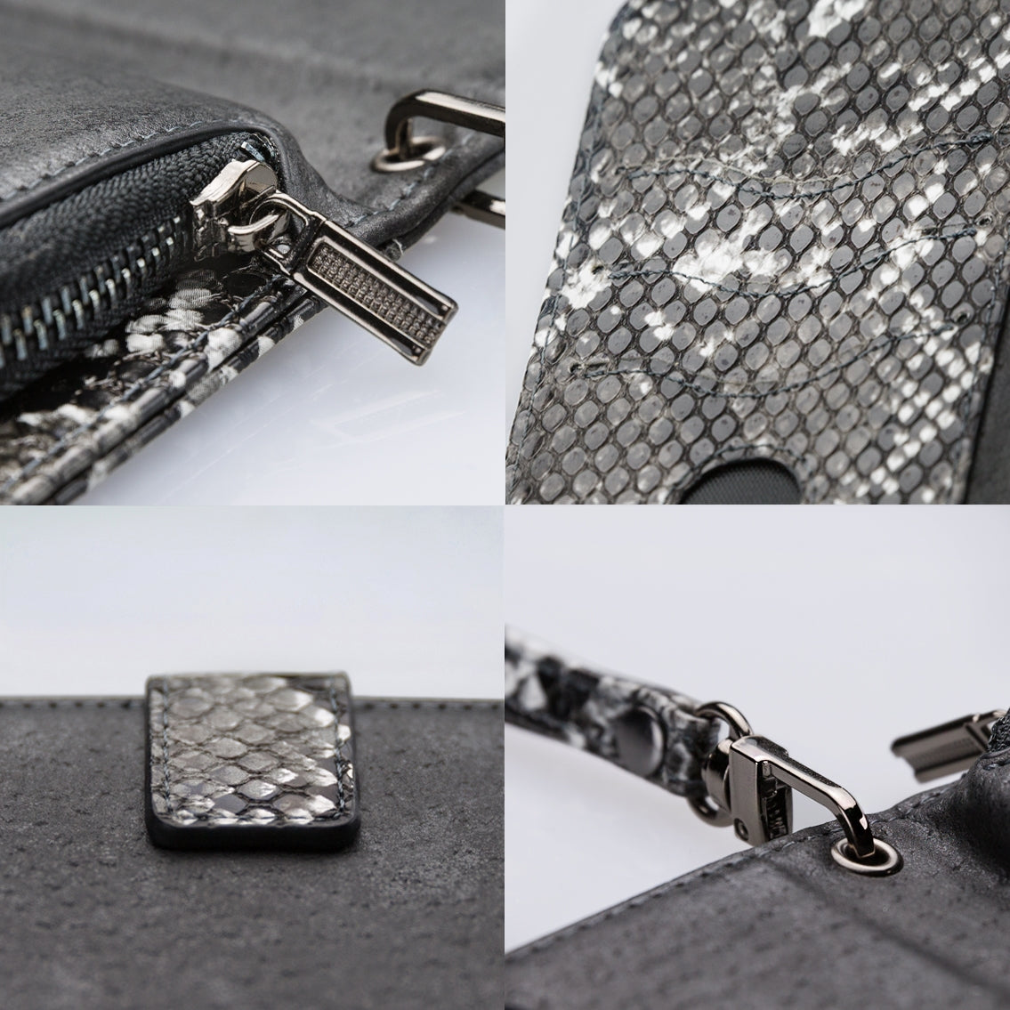 Mobilize 2In1 Magnet Zipper Case Samsung Galaxy A13 4G Black/Snake