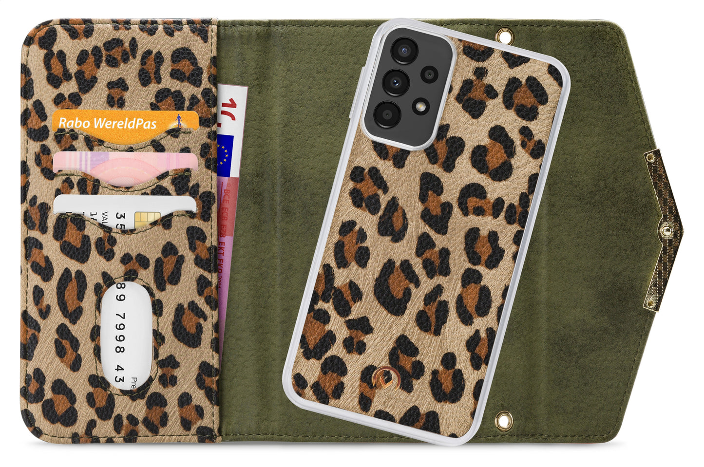 Mobilize 2In1 Gelly Clutch For Samsung Galaxy A13 4G Green Leopard