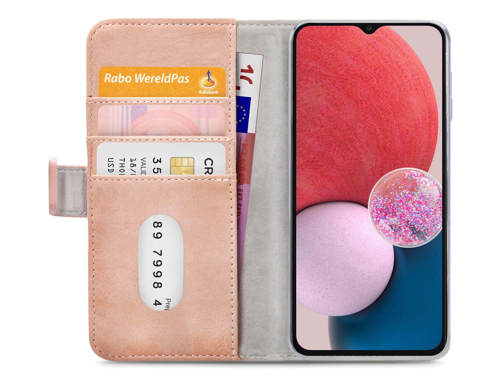 Mobilize Elite Gelly Wallet Book Case Samsung Galaxy A13 4G Soft Pink