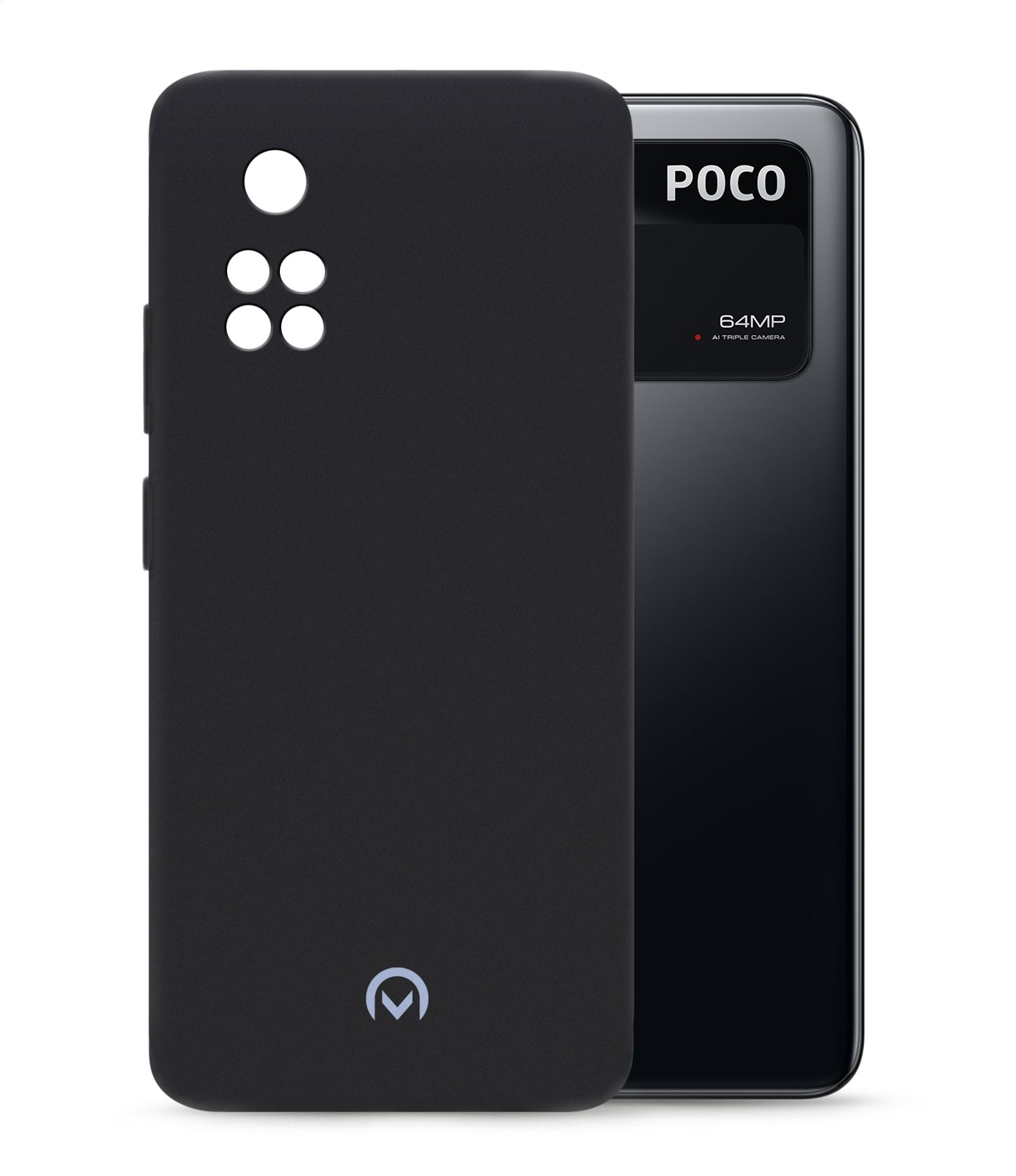 Mobilize Rubber Gelly Case Xiaomi Poco M4 Pro 4G Matt Black