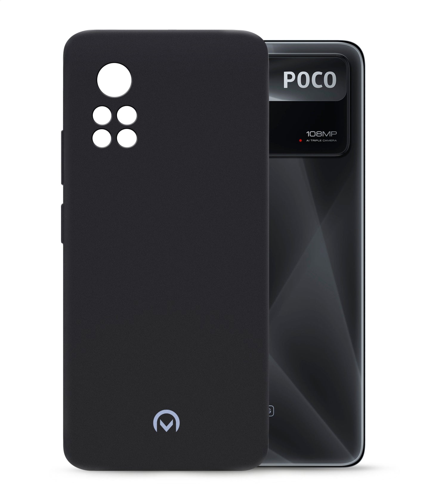 Mobilize Rubber Gelly Case Xiaomi Poco X4 Pro 5G Matt Black