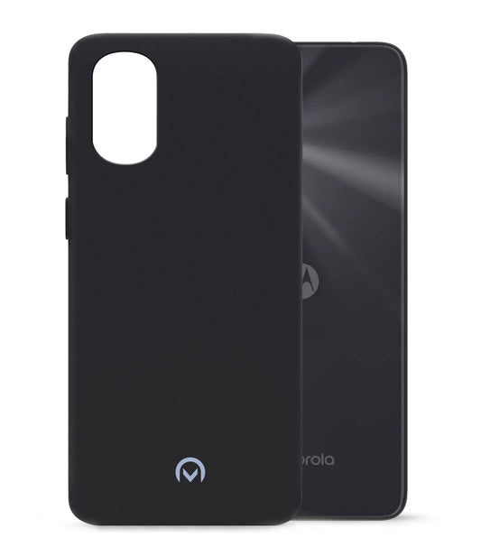Mobilize Rubber Gelly Case Motorola Moto G22 Matt Black