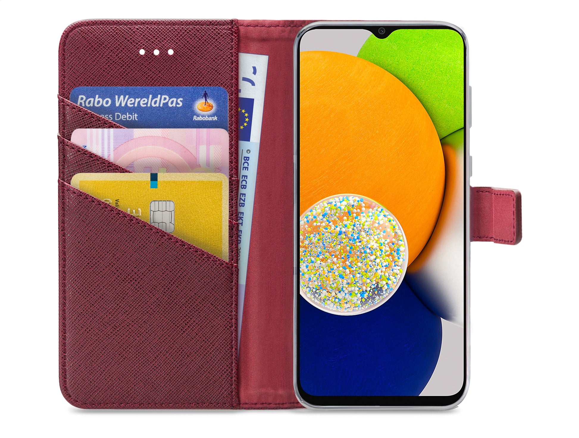 My Style Flex Wallet For Samsung Galaxy A03 Bordeaux