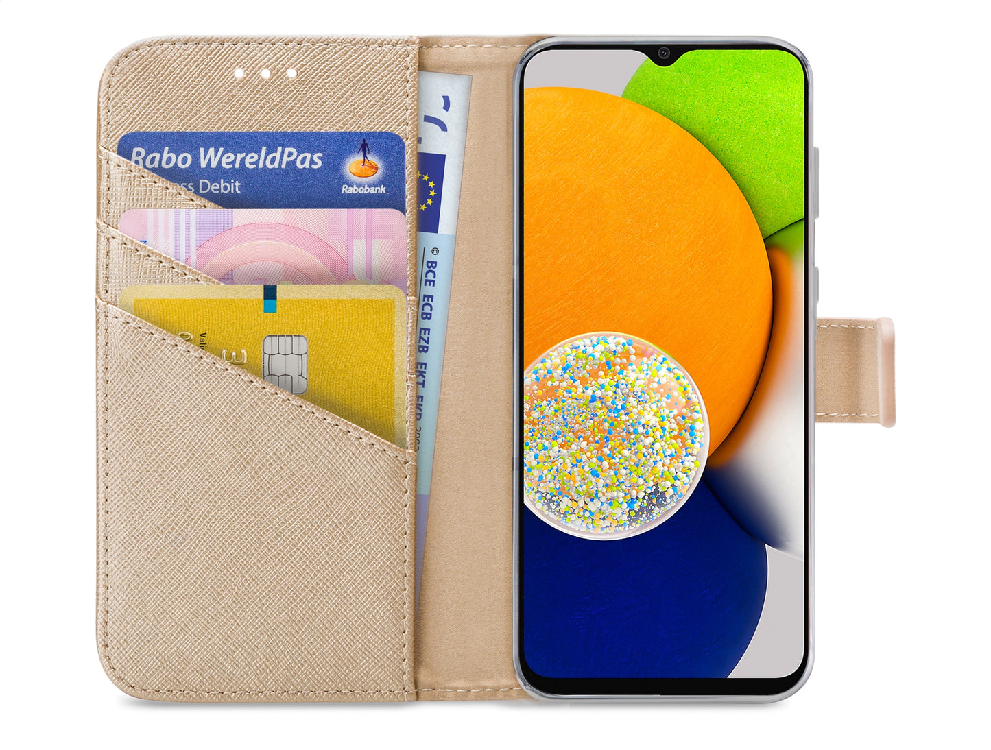 My Style Flex Wallet For Samsung Galaxy A03 Gold