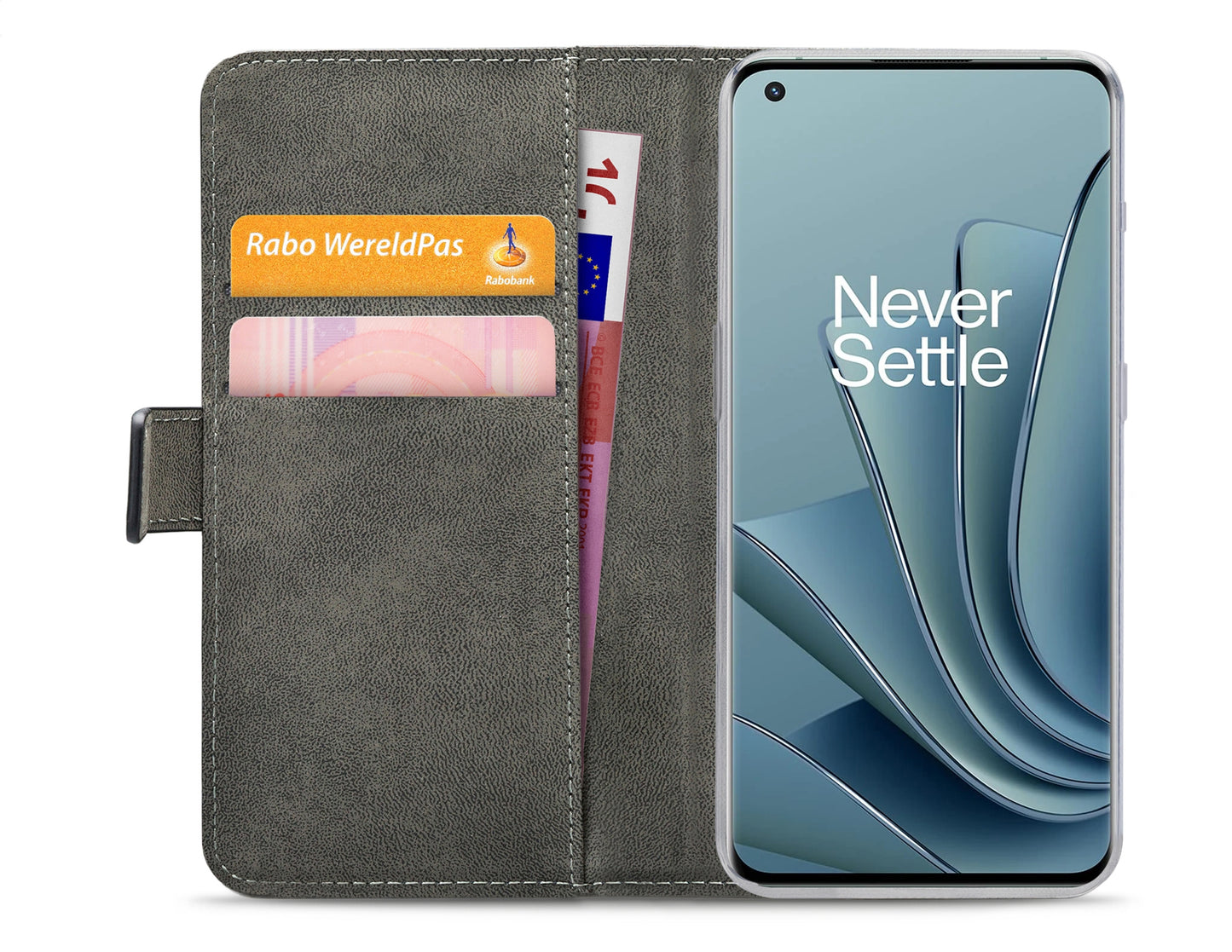Mobilize Classic Gelly Wallet Book Case Oneplus 10 Pro Black