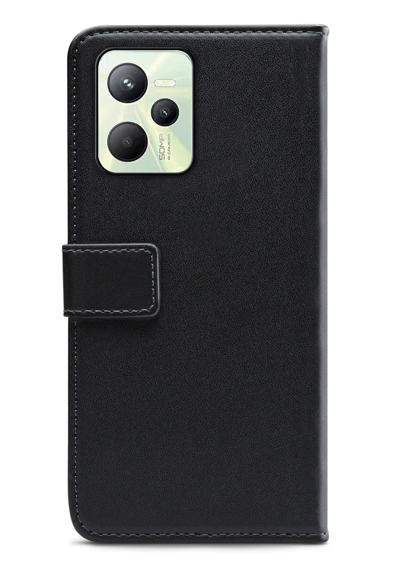 Mobilize Classic Gelly Wallet Book Case Realme C35/Narzo 50A Prime Black