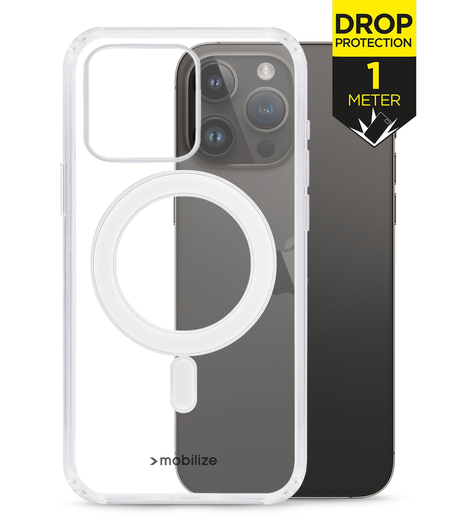Mobilize Magsafe Compatible Naked Protection Case For Apple Iphone 14 Pro Clear