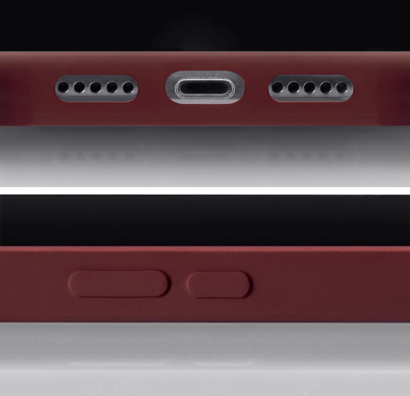 Mobilize Rubber Gelly Card Case Apple Iphone 14 Matt Bordeaux