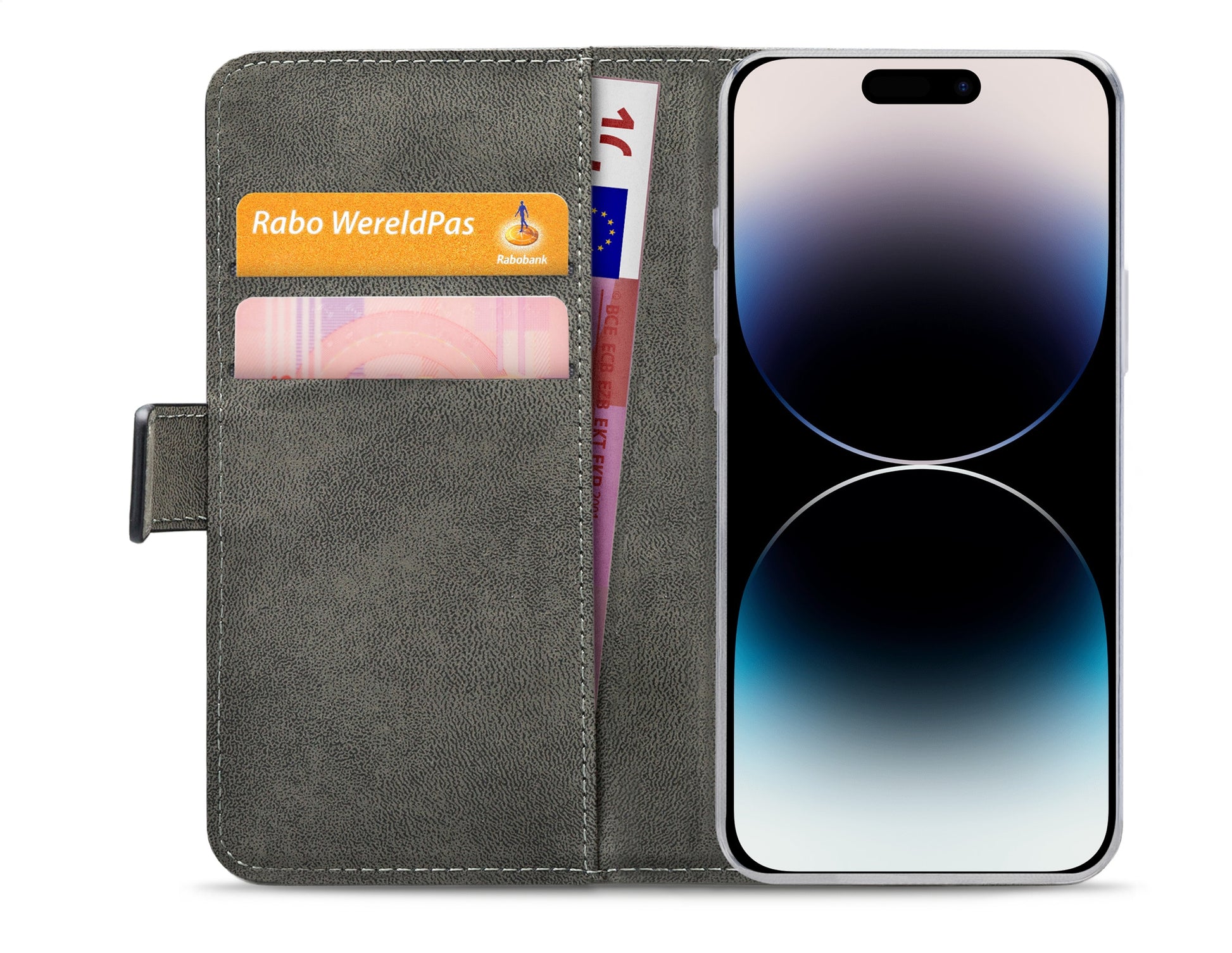 Mobilize Classic Gelly Wallet Book Case Apple Iphone 14 Pro Black