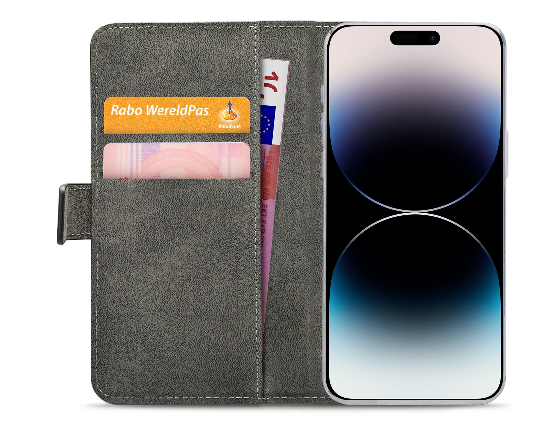 Mobilize Classic Gelly Wallet Book Case Apple Iphone 14 Pro Max Black