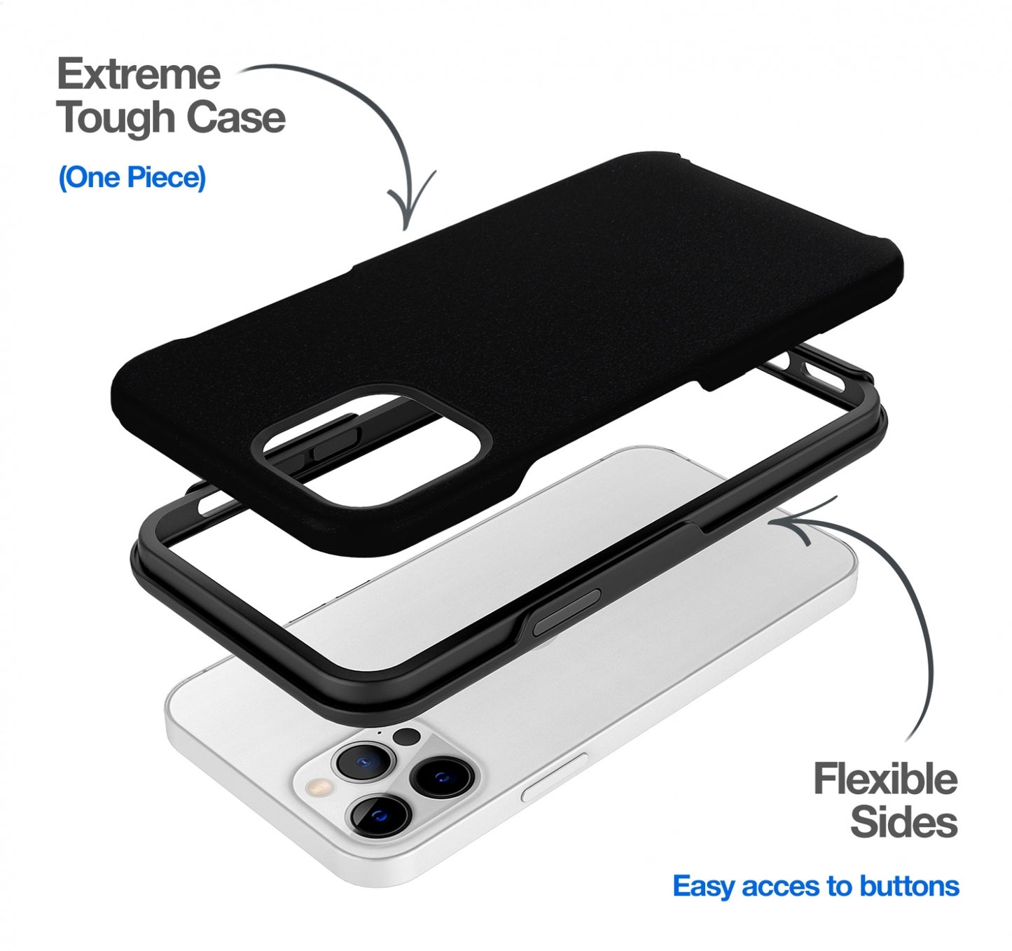 Mobilize Extreme Tough Case Apple Iphone 14 Plus Black