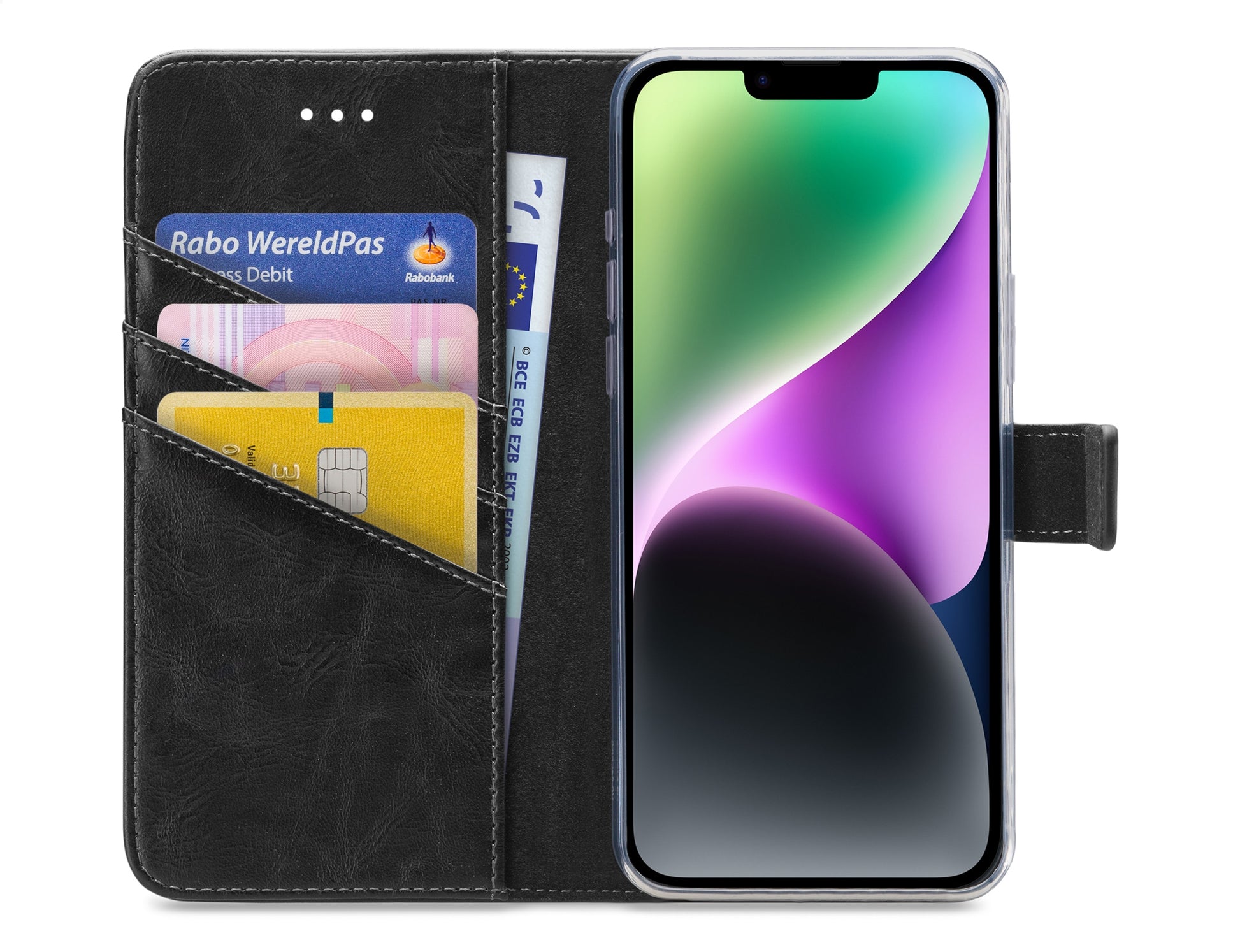 My Style Flex Wallet For Apple Iphone 14 Plus Black