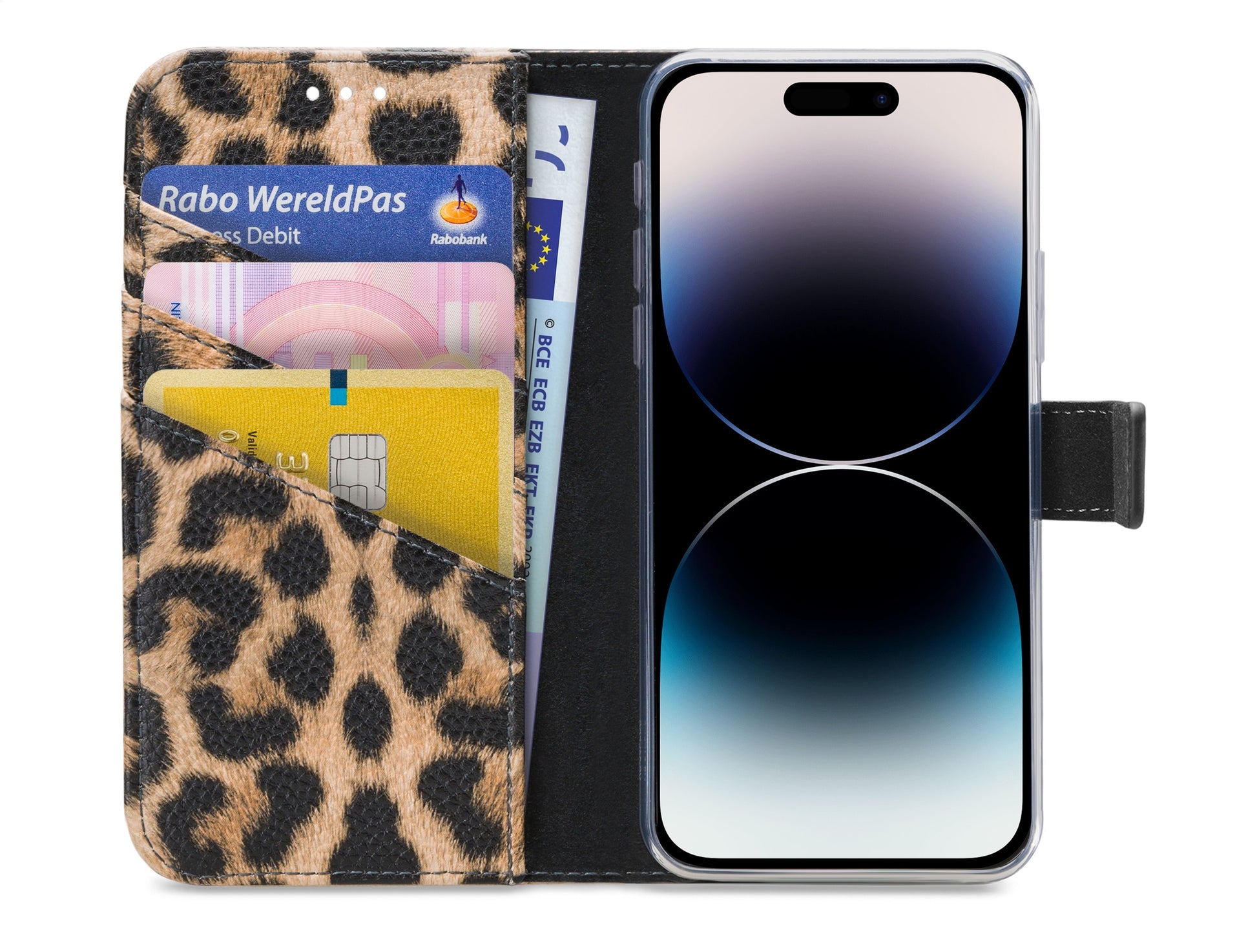 My Style Flex Wallet For Apple Iphone 14 Pro Leopard