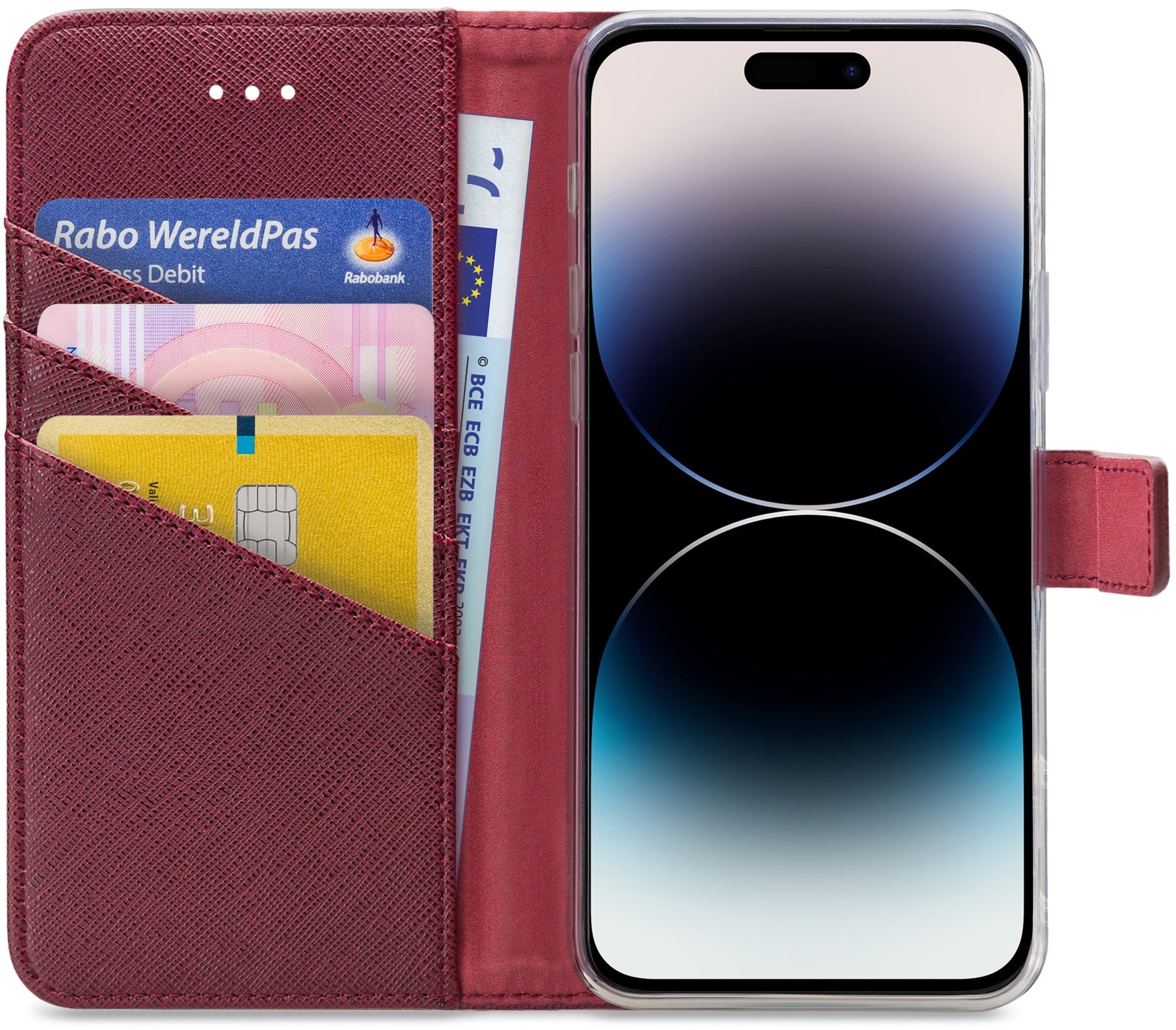 My Style Flex Wallet For Apple Iphone 14 Pro Max Bordeaux