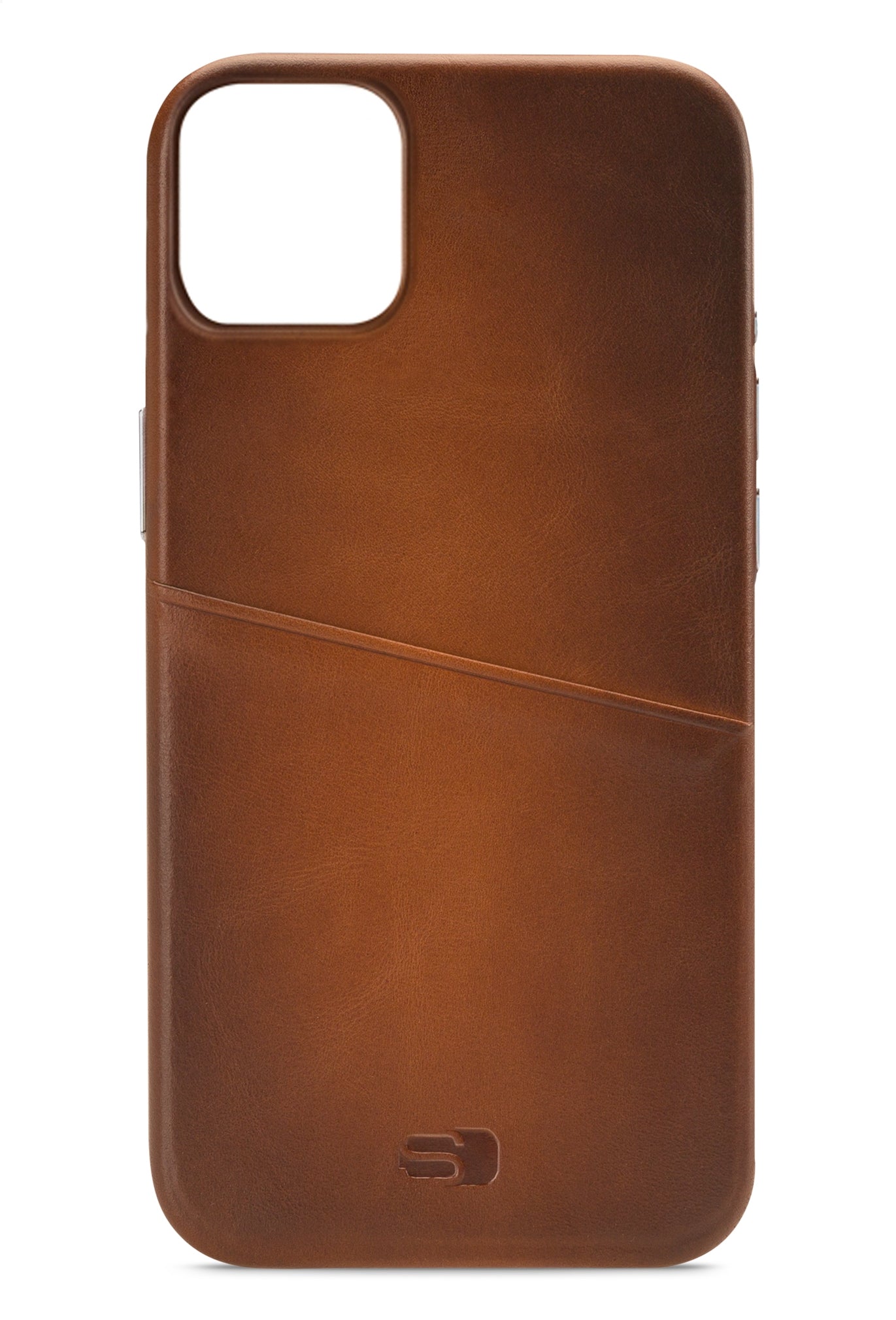 Senza Desire Leather Cover With Card Slot Apple Iphone 14 Plus Burned Cognac