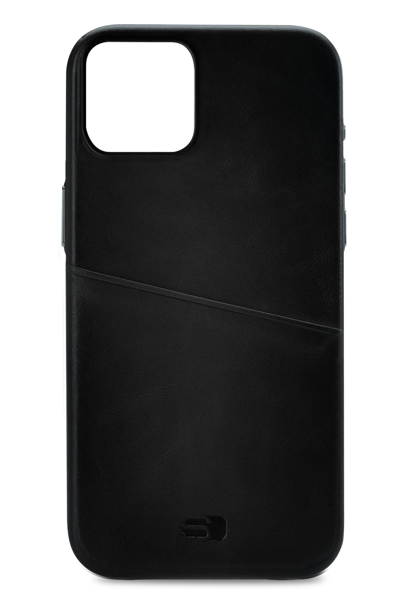Senza Pure Leather Cover With Card Slot Apple Iphone 14 Deep Black