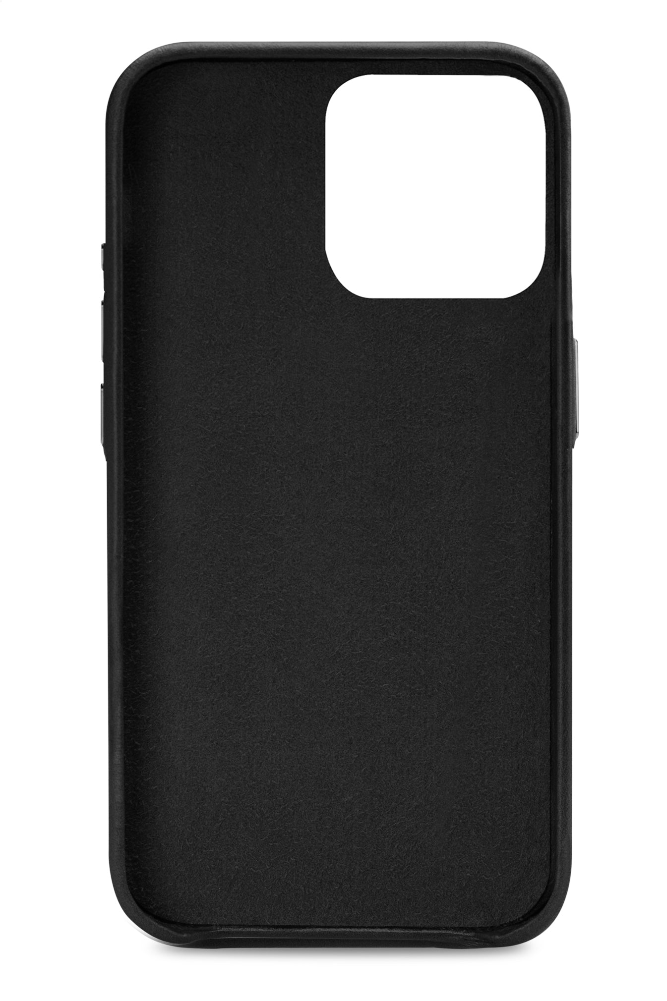 Senza Pure Leather Cover With Card Slot Apple Iphone 14 Pro Deep Black
