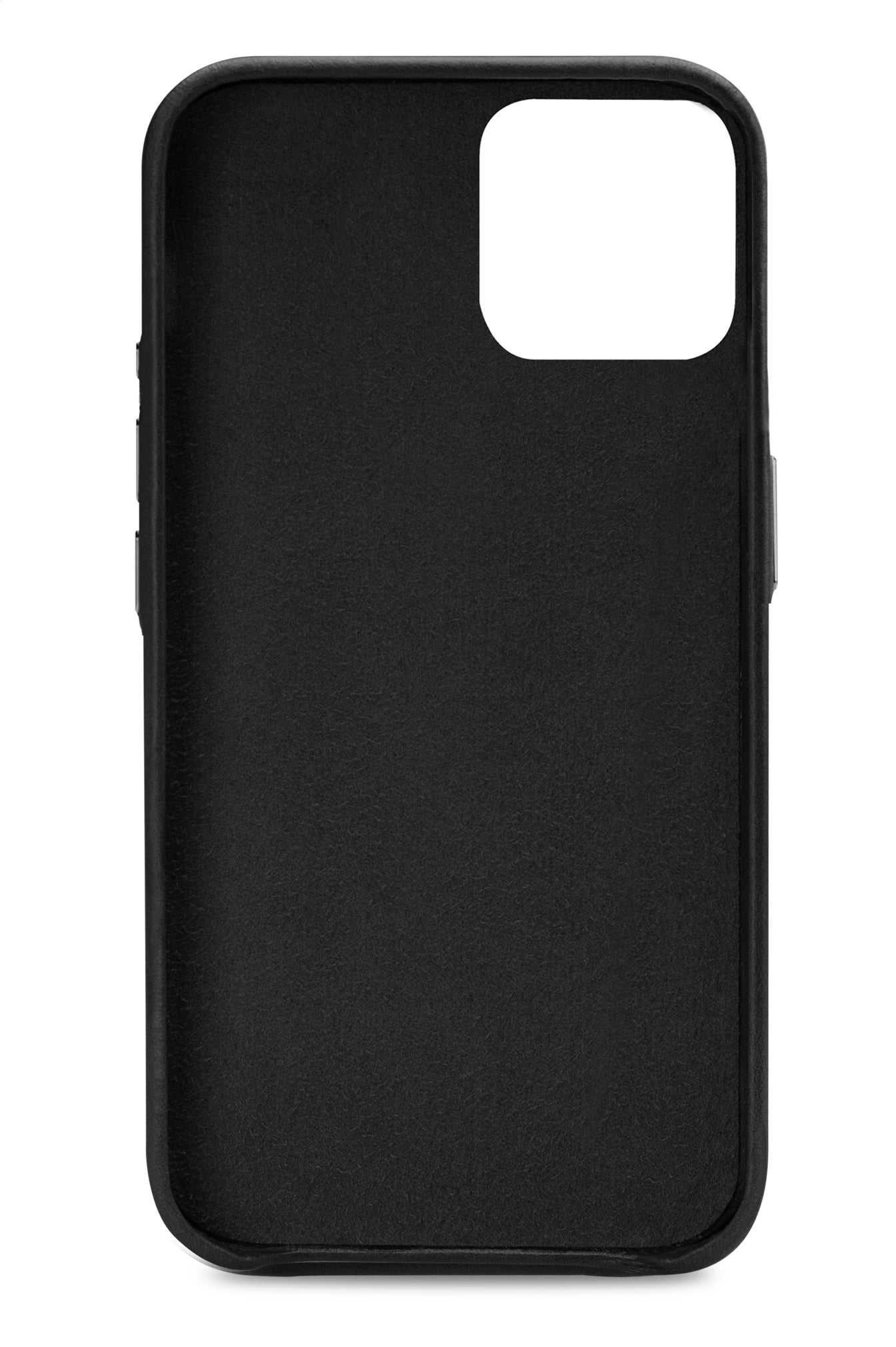 Senza Pure Leather Cover With Card Slot Apple Iphone 14 Pro Max Deep Black