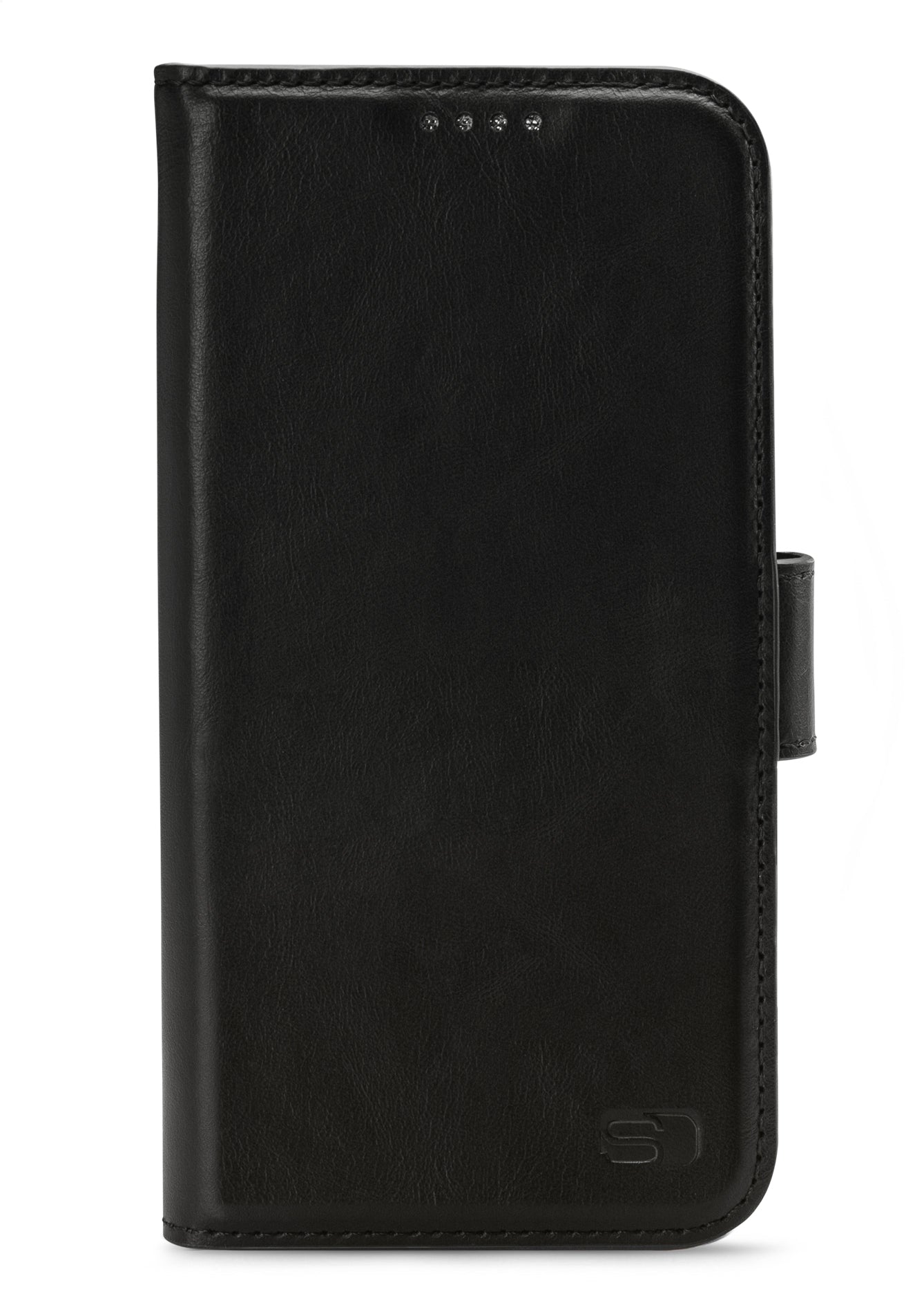 Senza Pure Leather Wallet Apple Iphone 14 Pro Deep Black