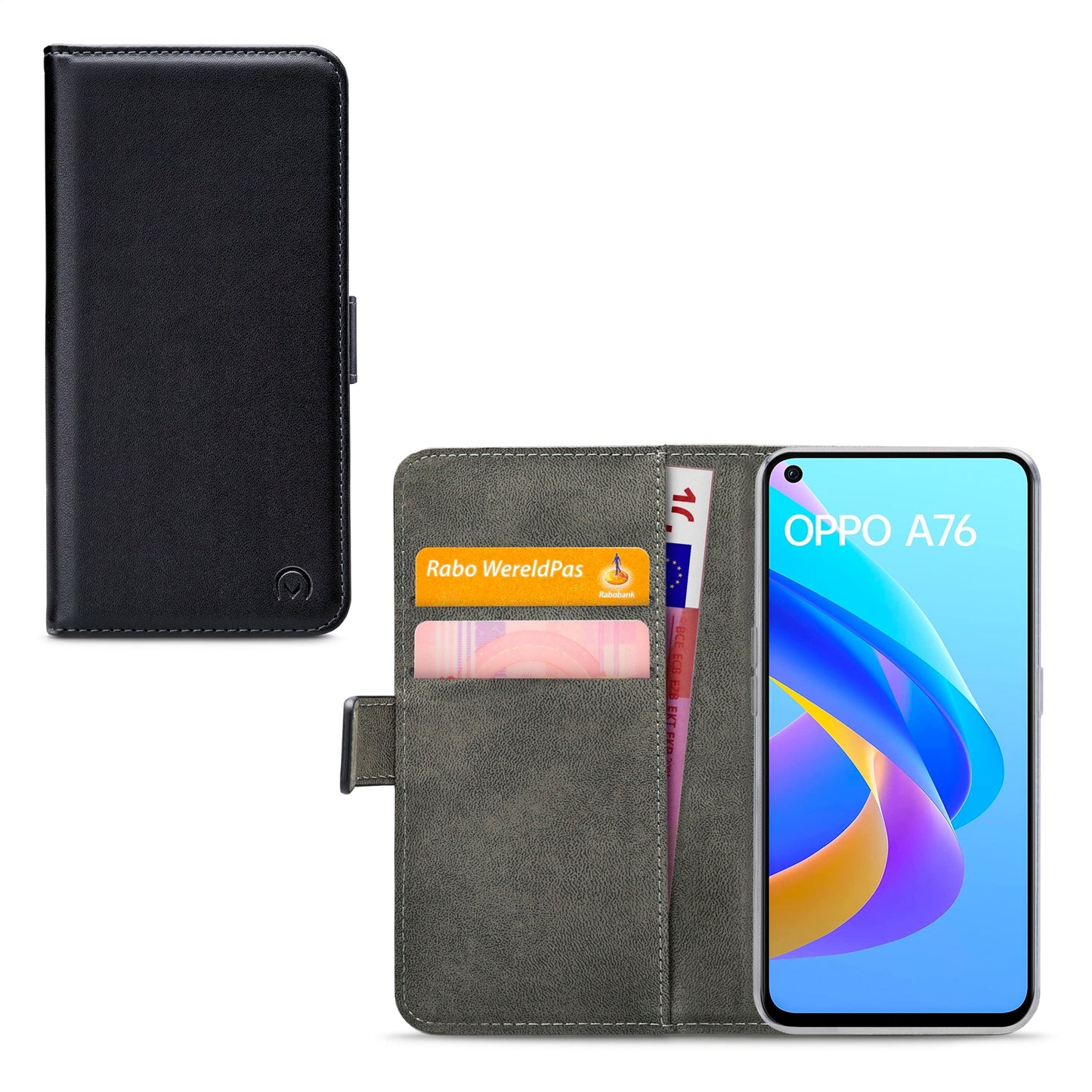 Mobilize Classic Gelly Wallet Book Case Oppo A76 4G/A96 4G Black