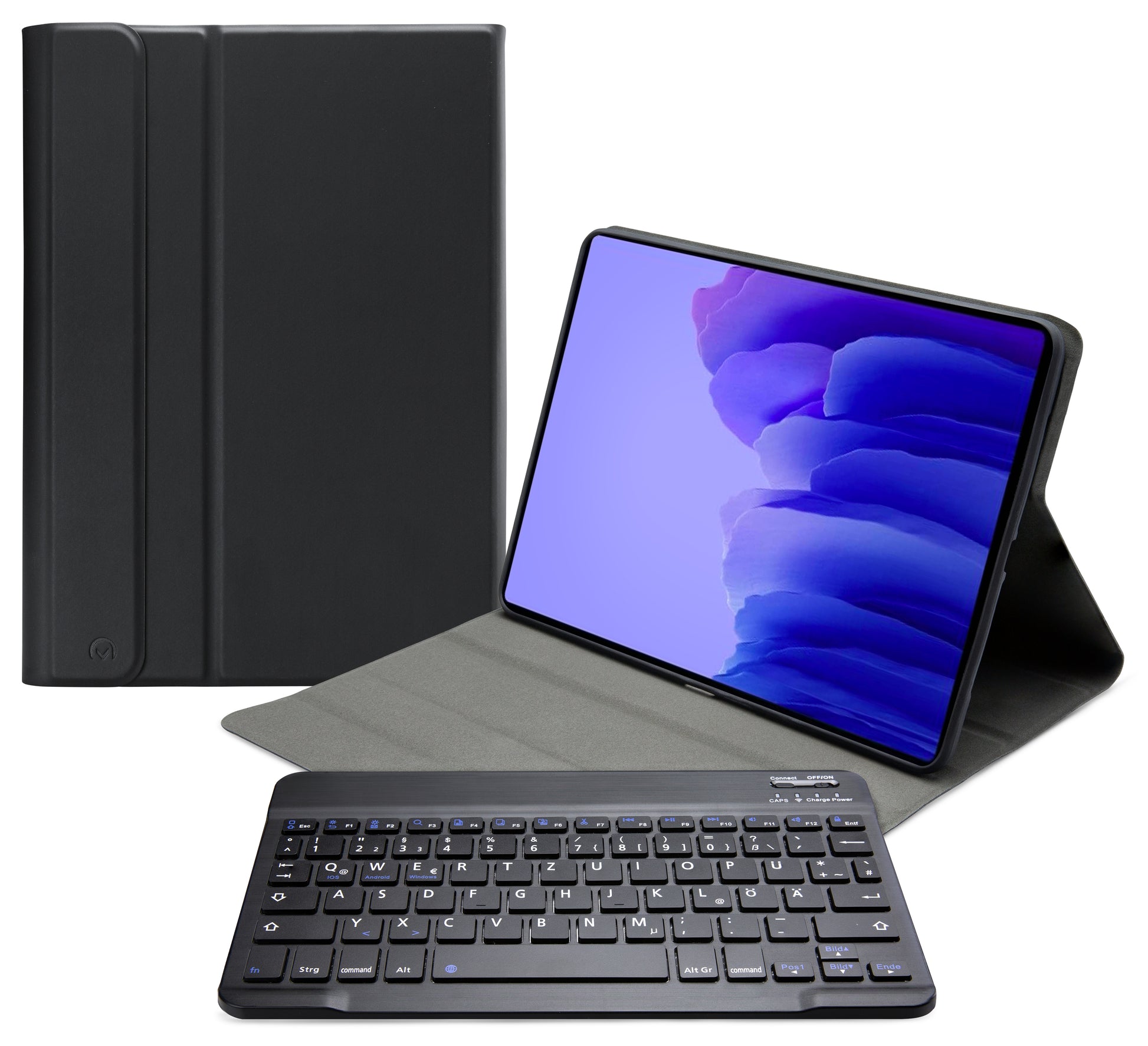 Mobilize Detachable Bluetooth Keyboard Case Samsung Galaxy Tab A7 10.4 (2020/2022) Black Qwertz
