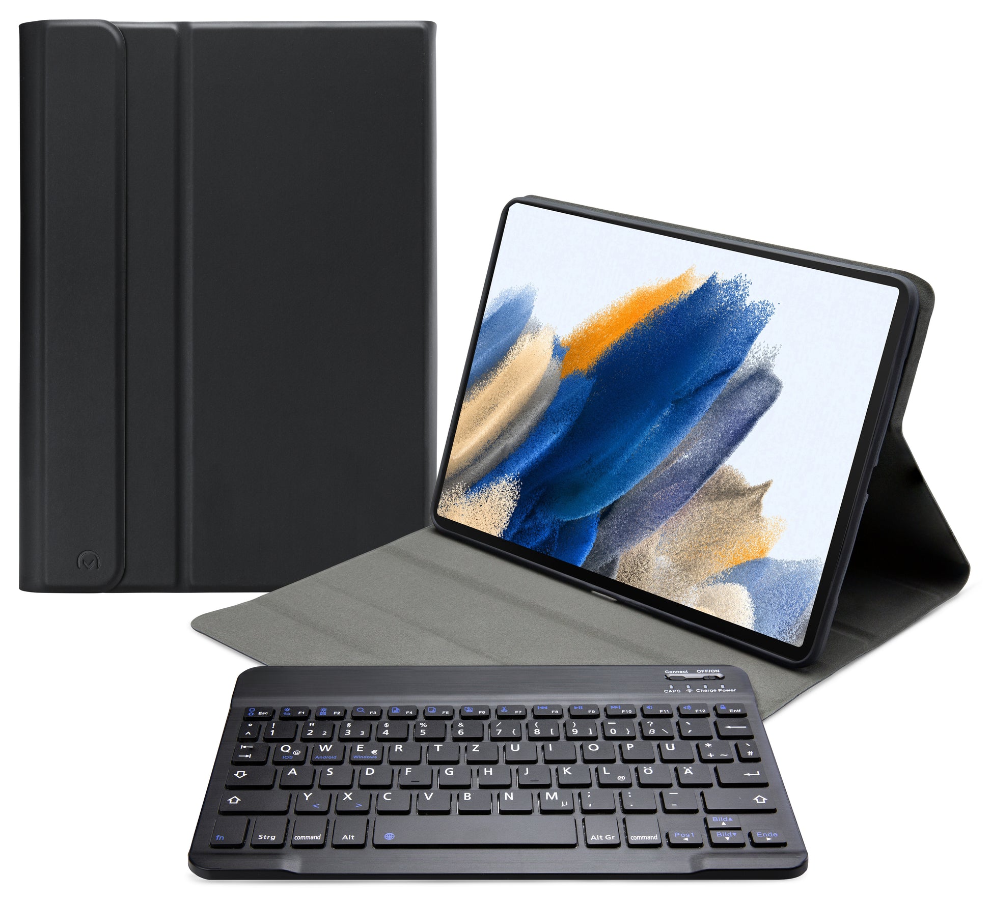 Mobilize Detachable Bluetooth Keyboard Case Samsung Galaxy Tab A8 10.5 2021 Black Qwertz