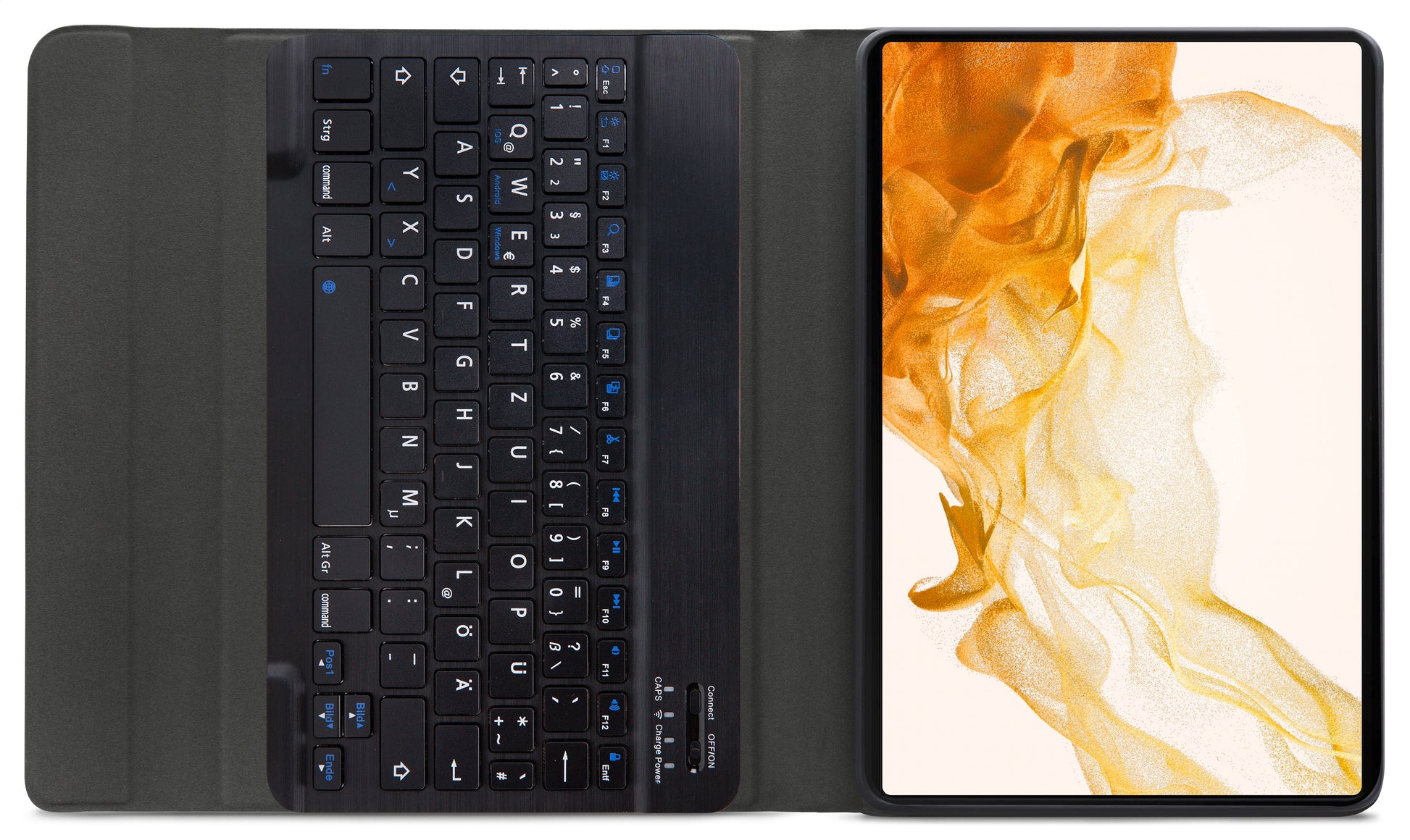 Mobilize Detachable Bluetooth Keyboard Case Samsung Galaxy Tab S7/S8 11 Black Qwertz