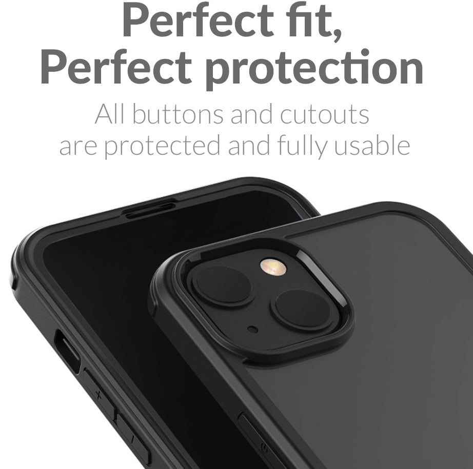 Mobilize Tempered Glass 360 Protection Case Apple Iphone 14 Plus Black