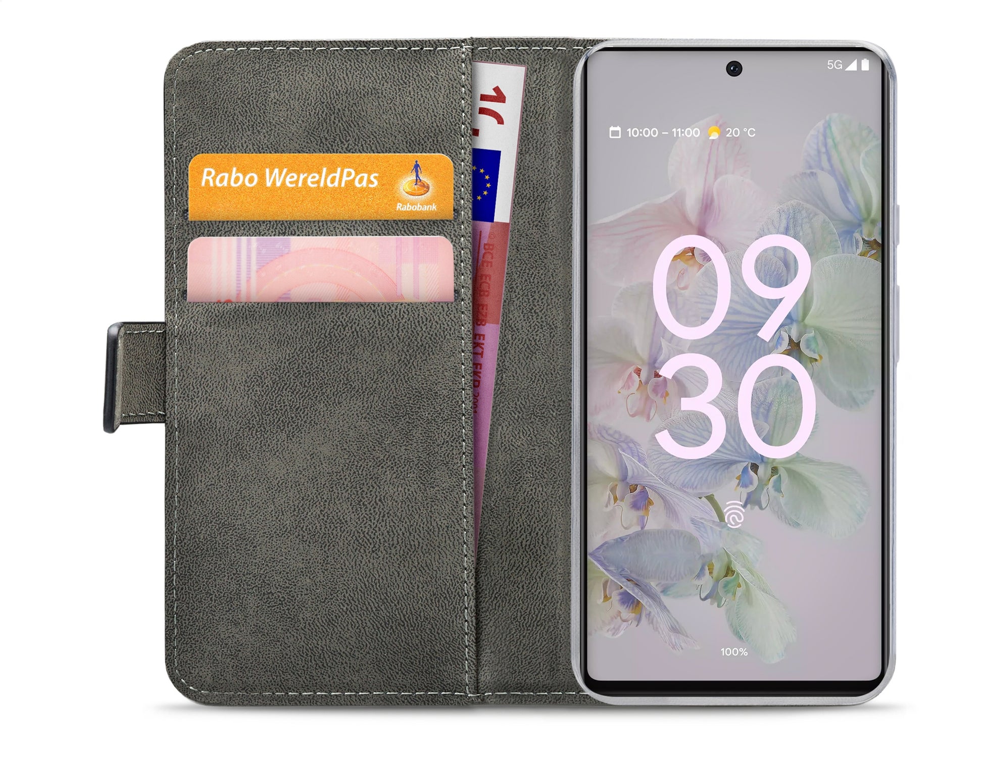 Mobilize Classic Gelly Wallet Book Case Google Pixel 6A Black