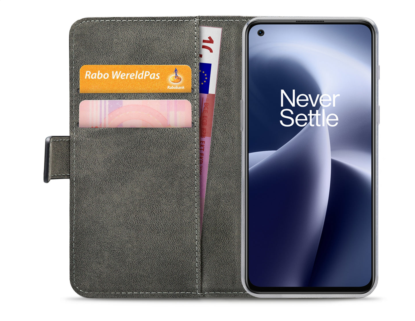 Mobilize Classic Gelly Wallet Book Case Oneplus Nord 2T 5G Black