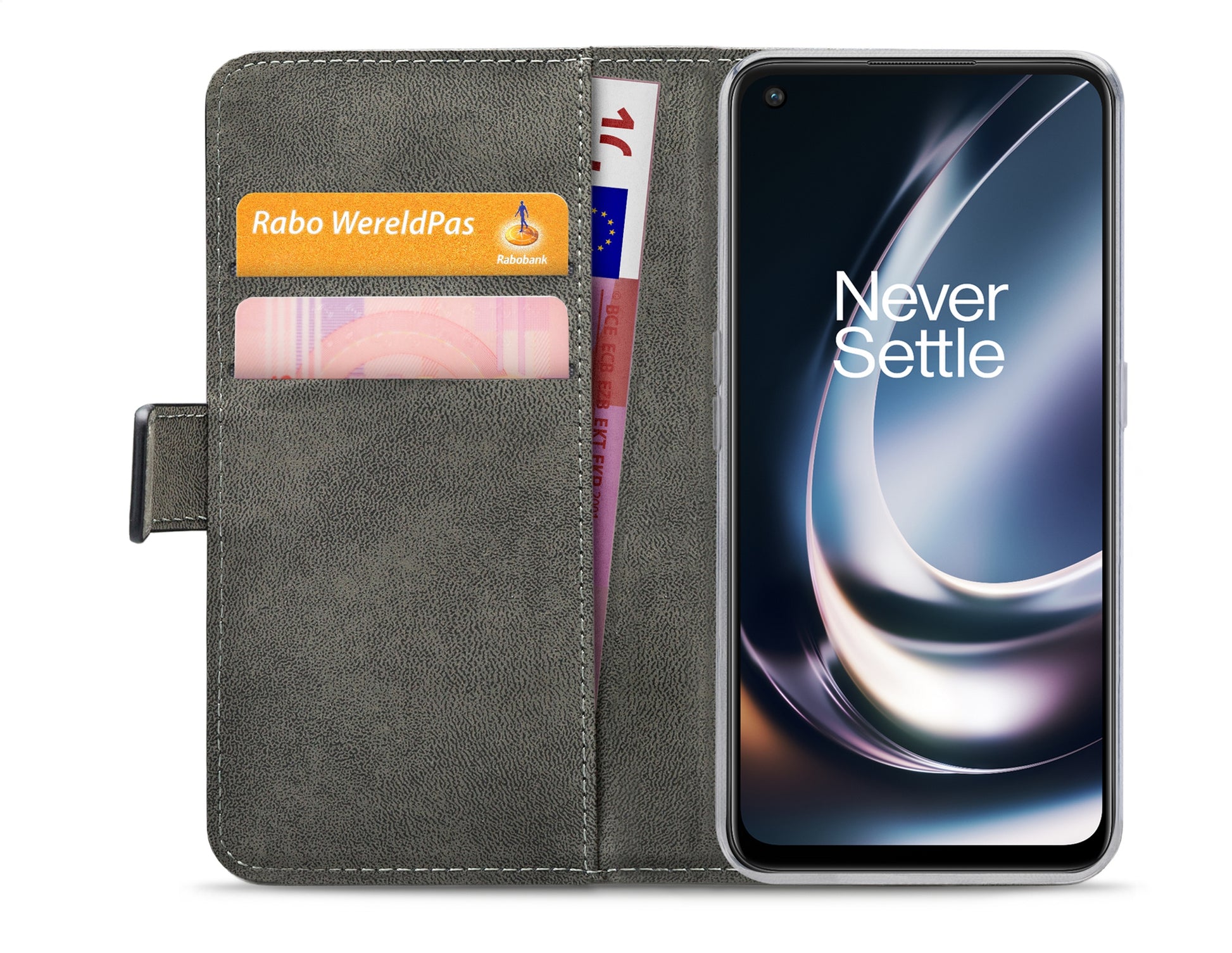 Mobilize Classic Gelly Wallet Book Case Oneplus Nord Ce 2 Lite 5G Black