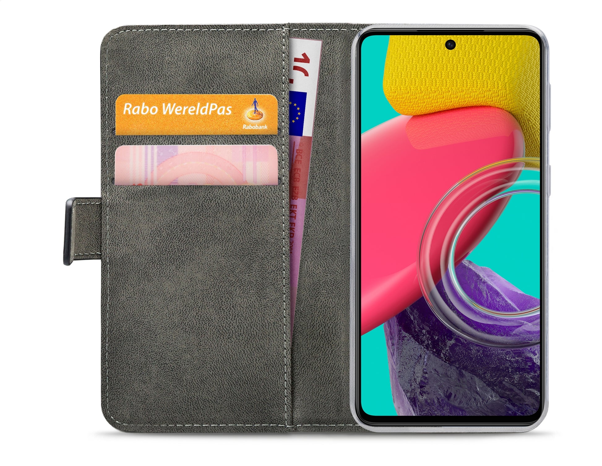 Mobilize Classic Gelly Wallet Book Case Samsung Galaxy M53 5G Black