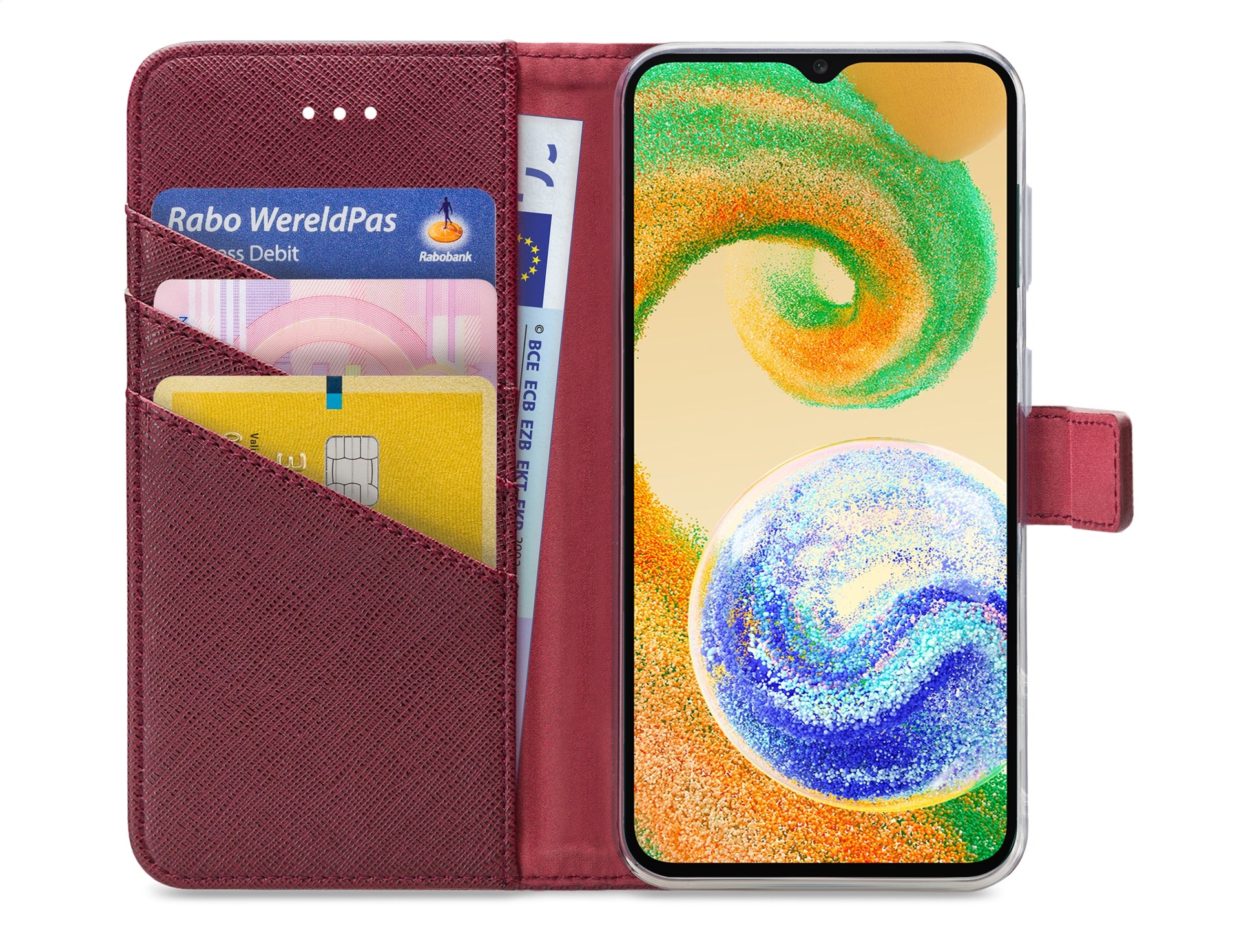My Style Flex Wallet For Samsung Galaxy A04S Bordeaux
