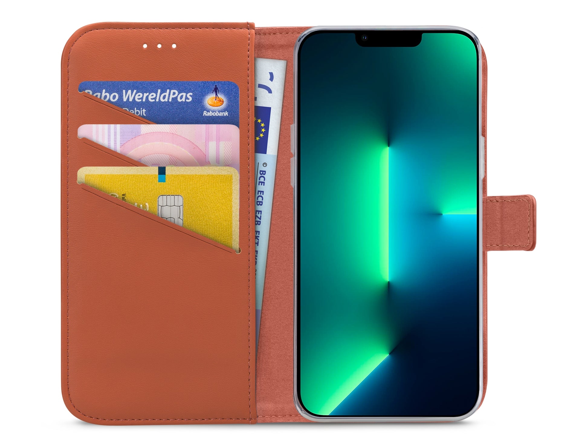 My Style Flex Wallet For Apple Iphone 13 Pro Max Rust Red