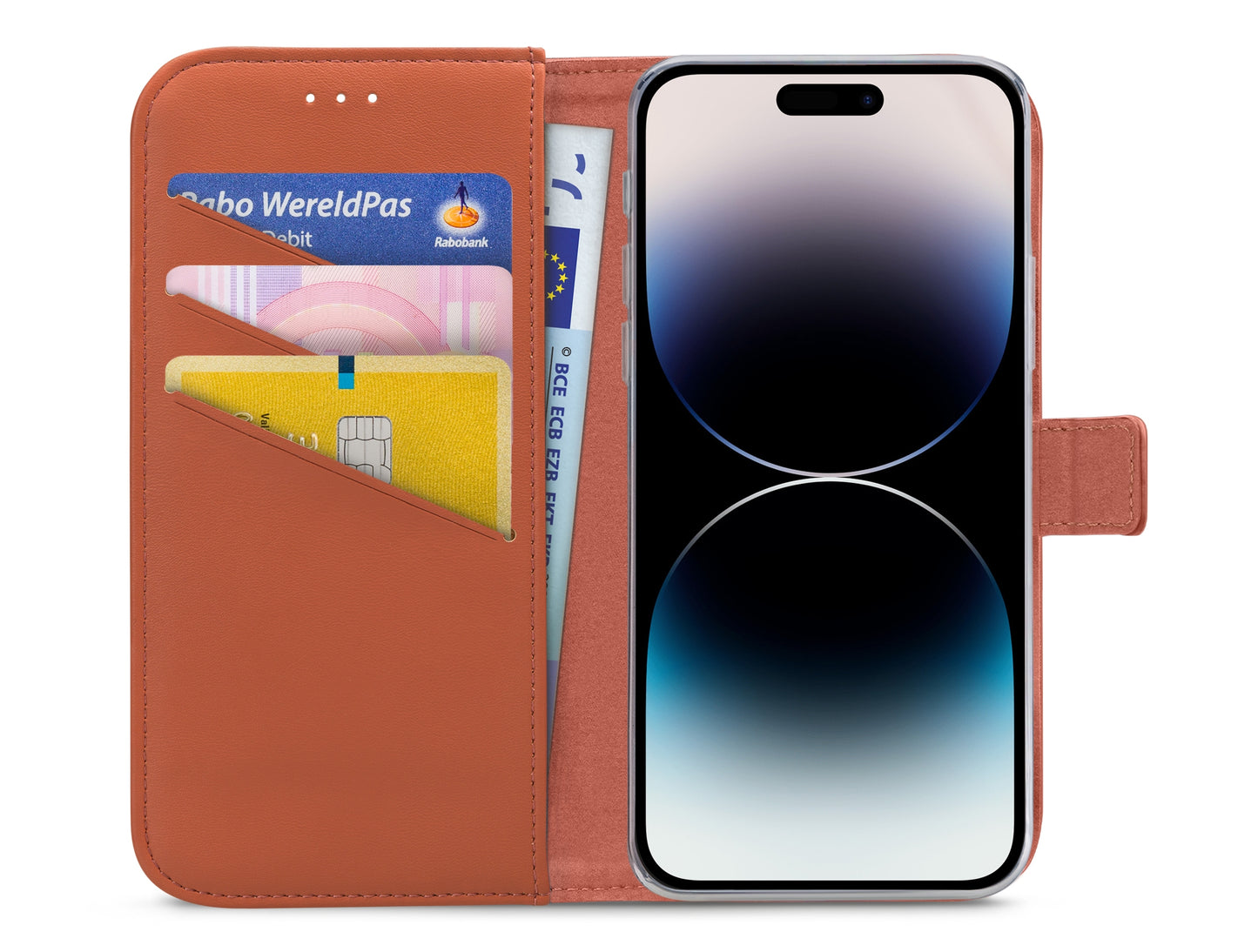 My Style Flex Wallet For Apple Iphone 14 Pro Max Rust Red