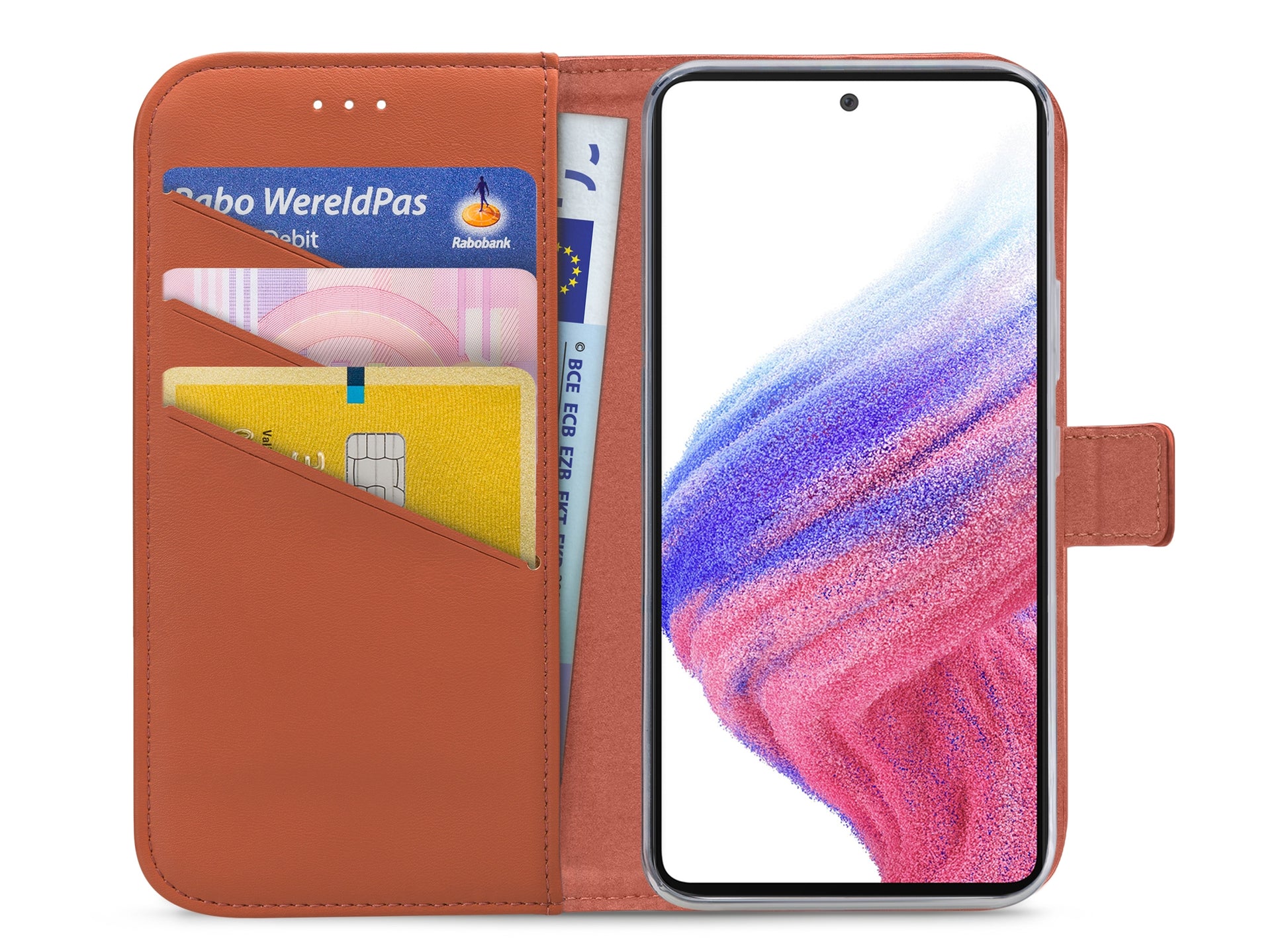 My Style Flex Wallet For Samsung Galaxy A53 5G Rust Red