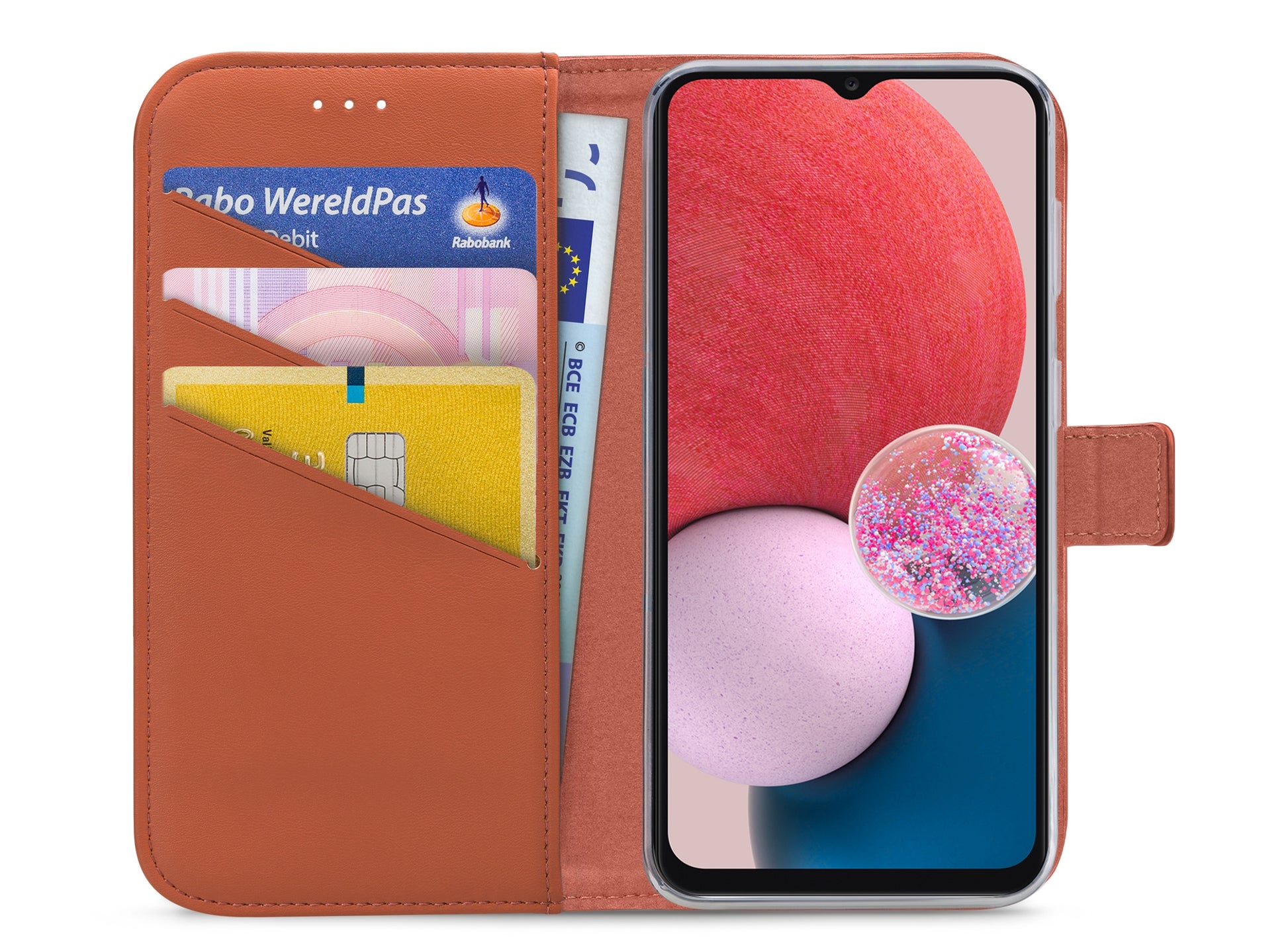 My Style Flex Wallet For Samsung Galaxy A13 4G Rust Red