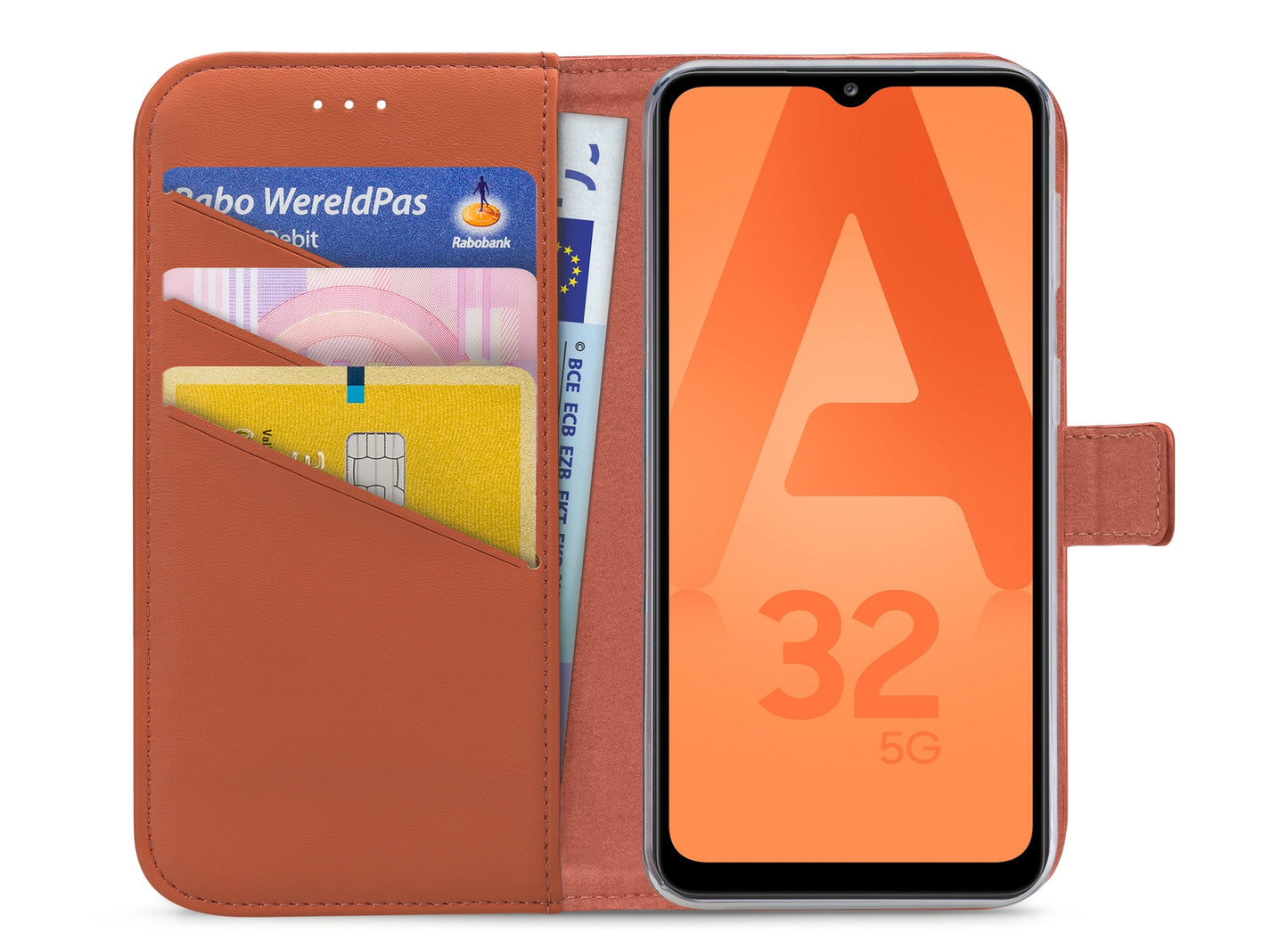 My Style Flex Wallet For Samsung Galaxy A32 5G Rust Red