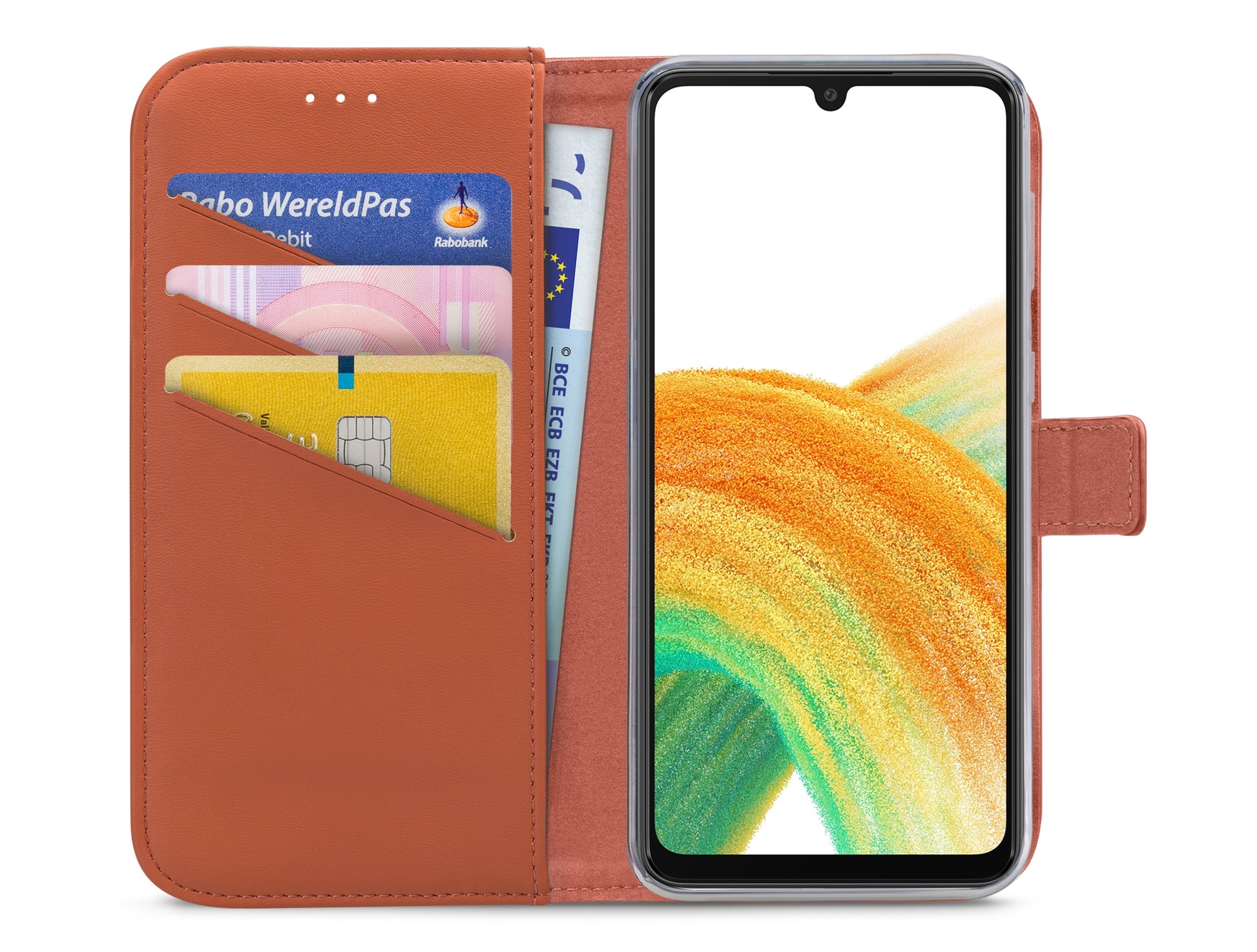 My Style Flex Wallet For Samsung Galaxy A33 5G Rust Red