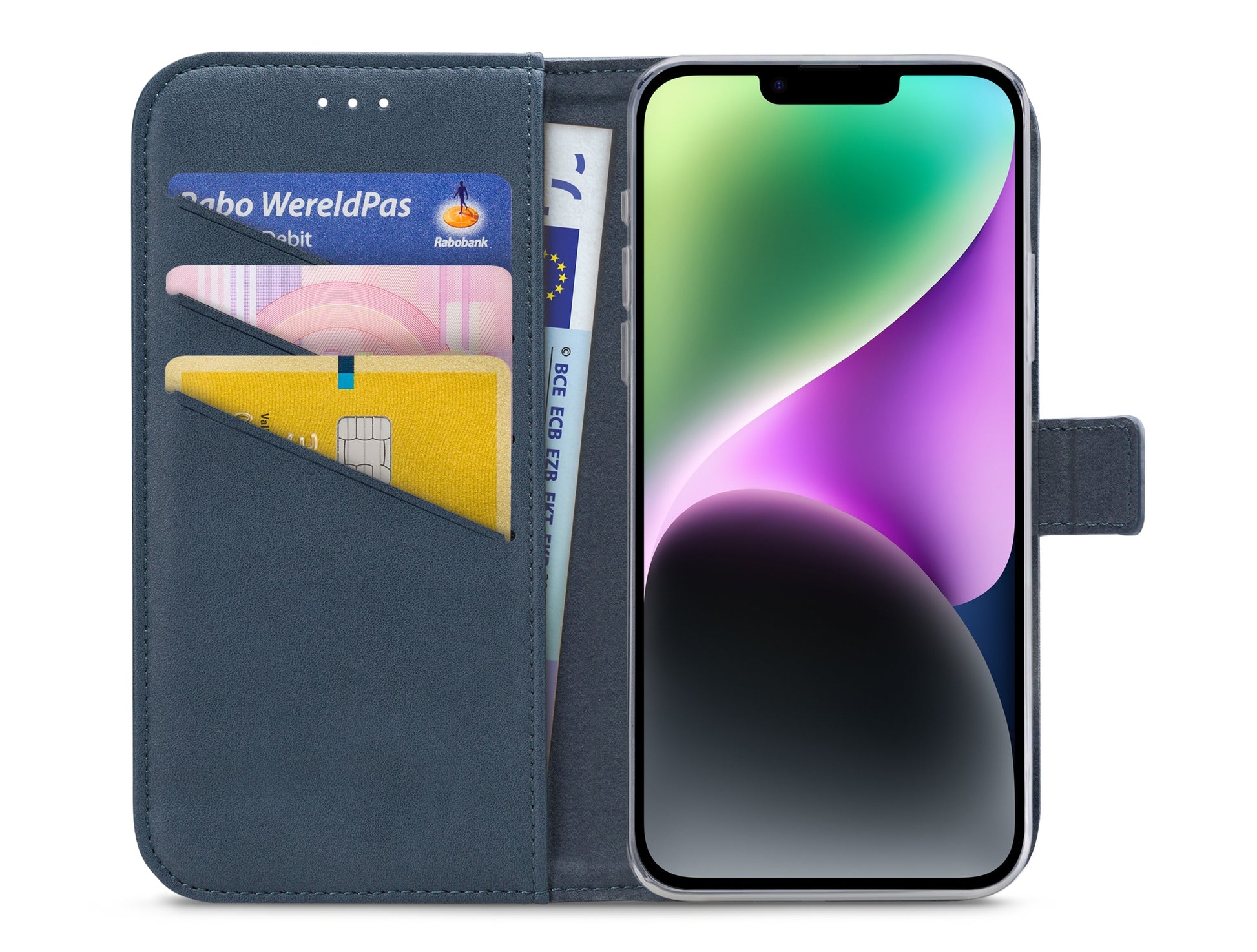 My Style Flex Wallet For Apple Iphone 14 Plus Ocean Blue