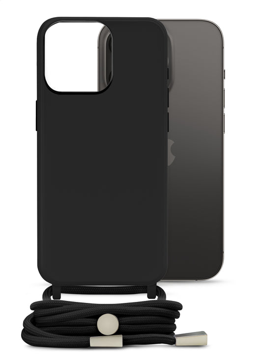 Mobilize Lanyard Gelly Case For Apple Iphone 14 Pro Black