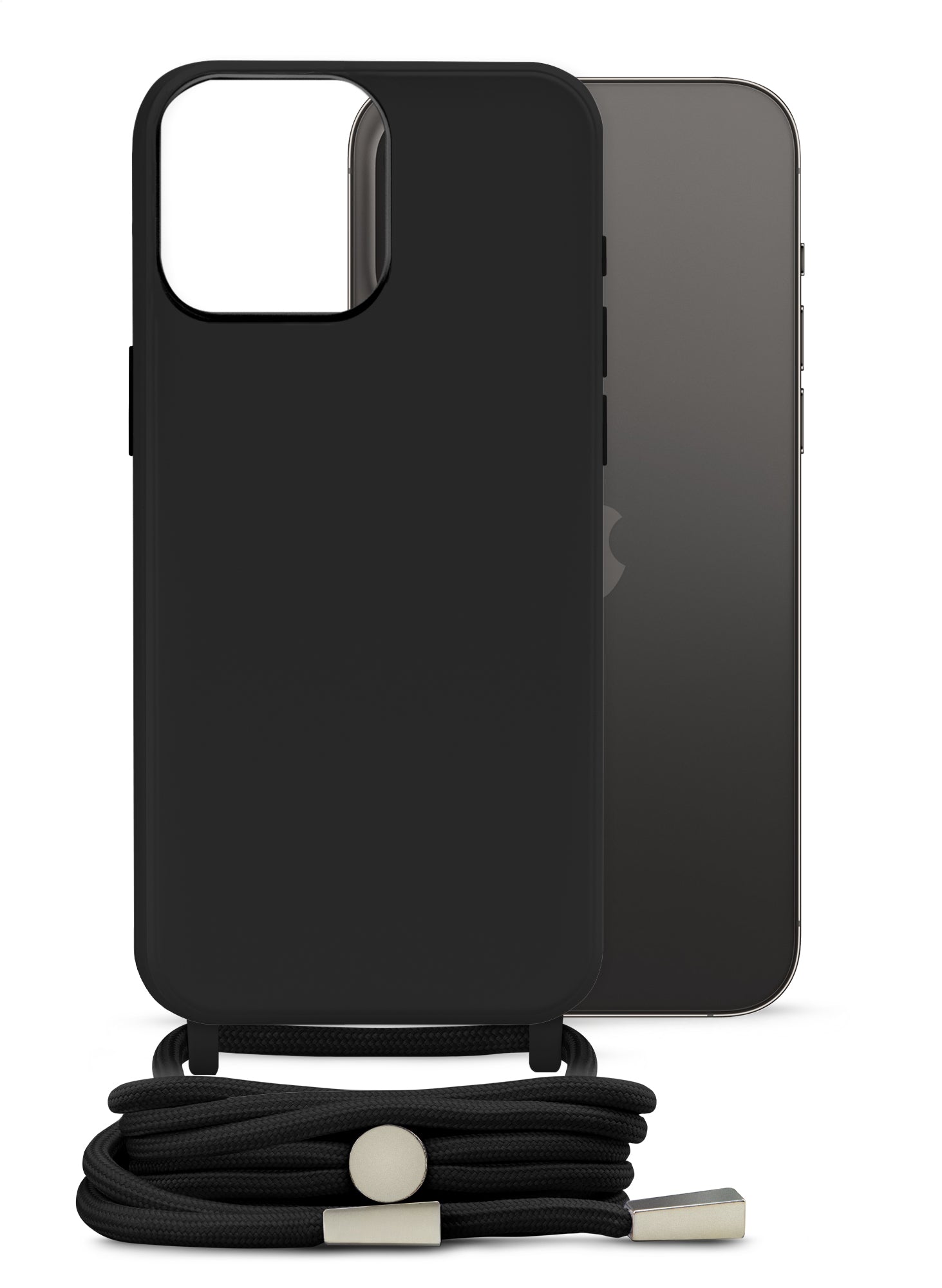 Mobilize Lanyard Gelly Case For Apple Iphone 14 Pro Max Black