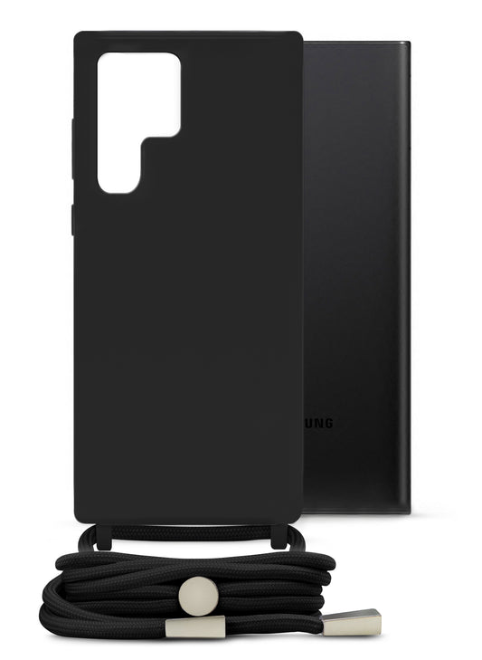 Mobilize Lanyard Gelly Case For Samsung Galaxy S22 Ultra 5G Black